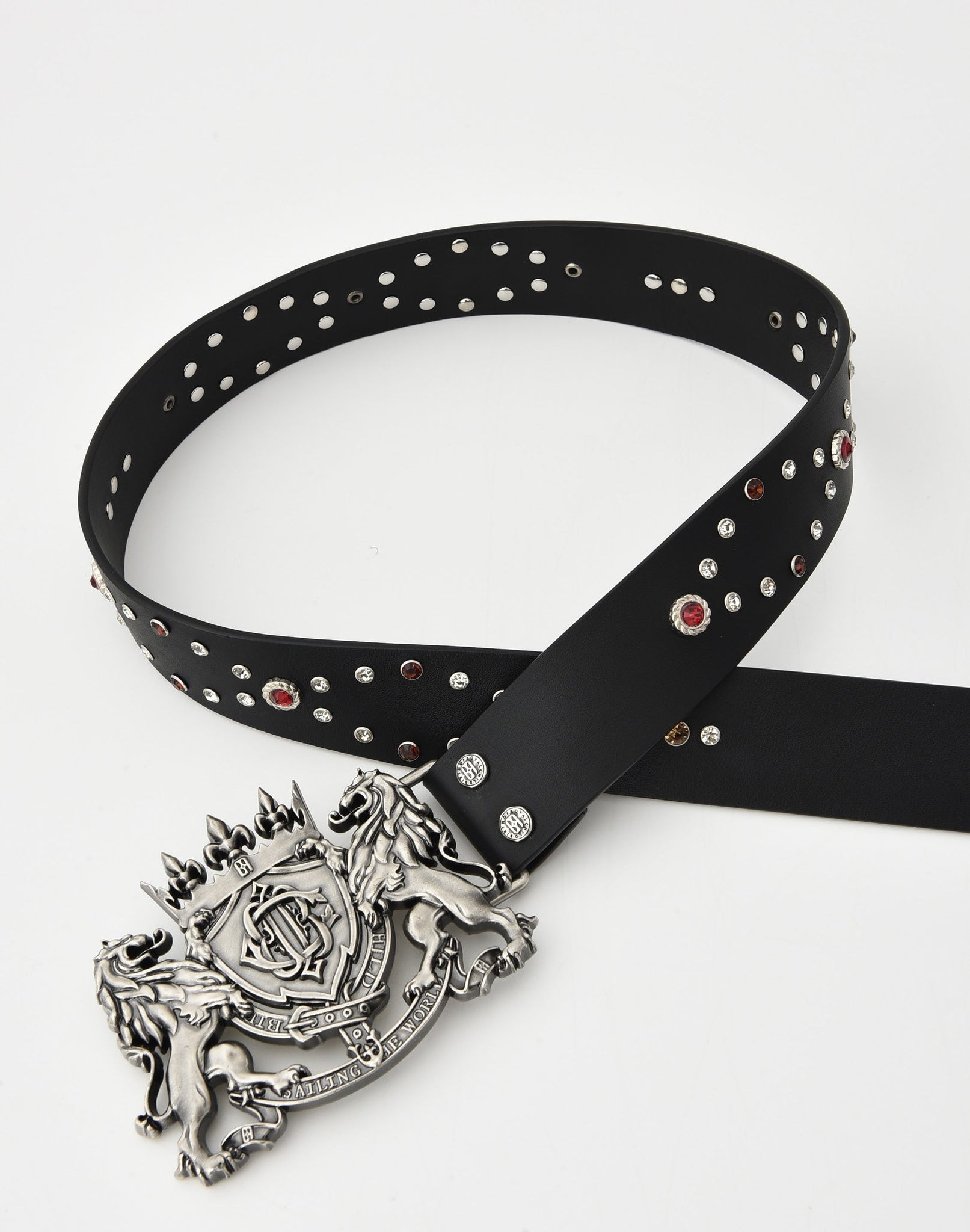 Lion Medal Leather Belt