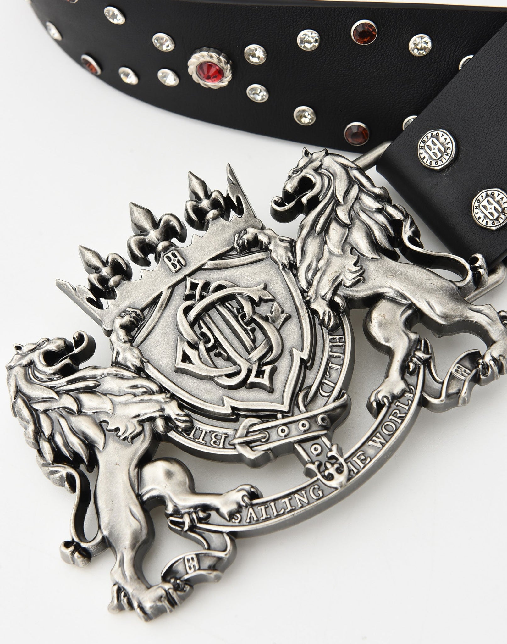 Lion Medal Leather Belt