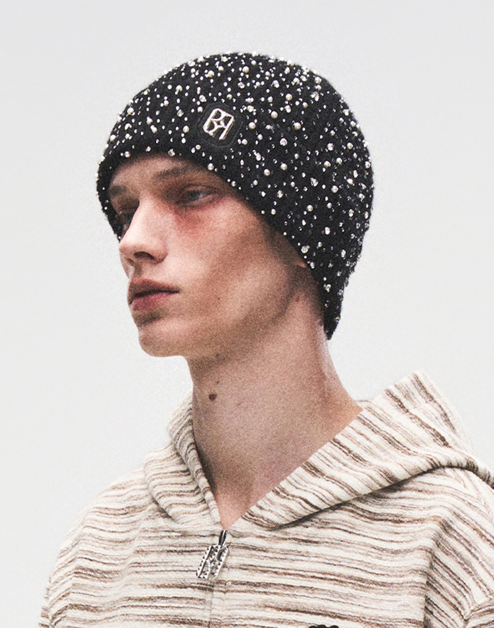 ニットキャップ・ビーニー THE GREATEST Pearl String Beanie 4FK1158 THE GREATEST Pearl String Beanie 4FK1158 (THE GREATEST