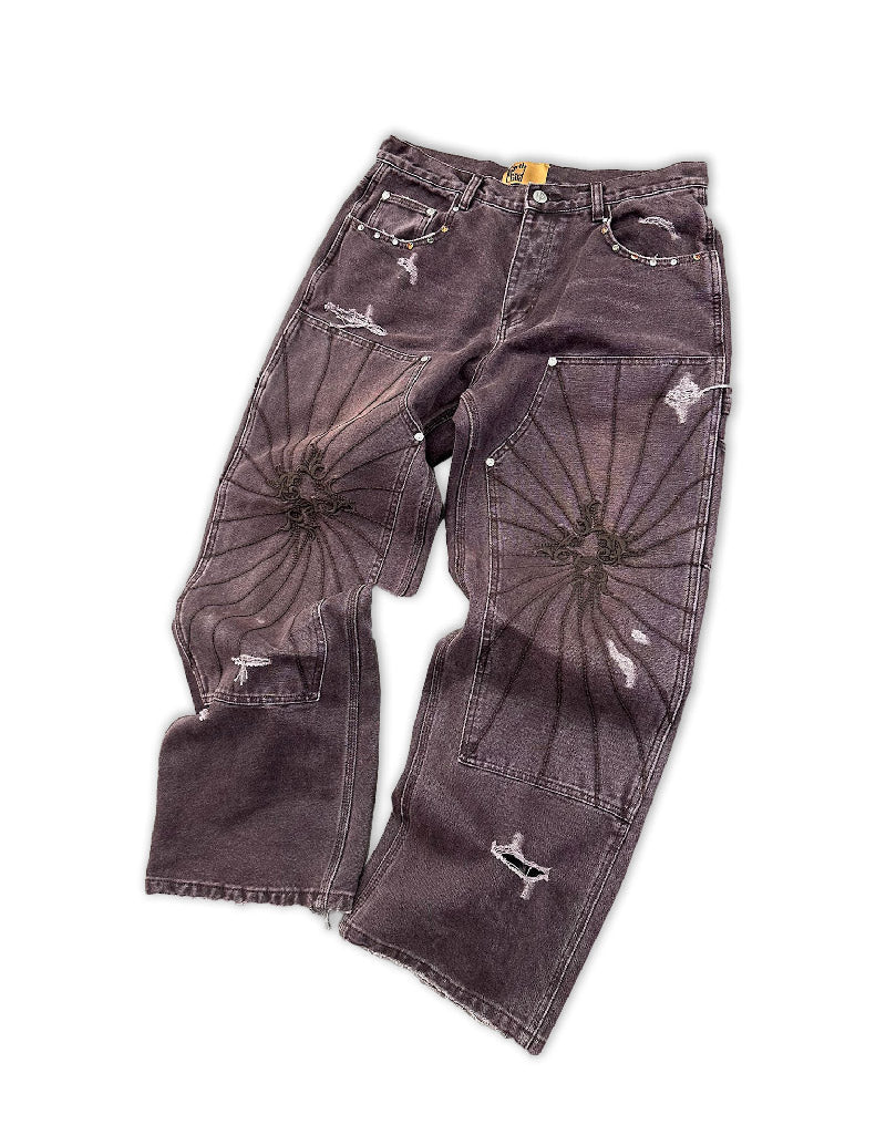 Faded Cargo Pants [Large]