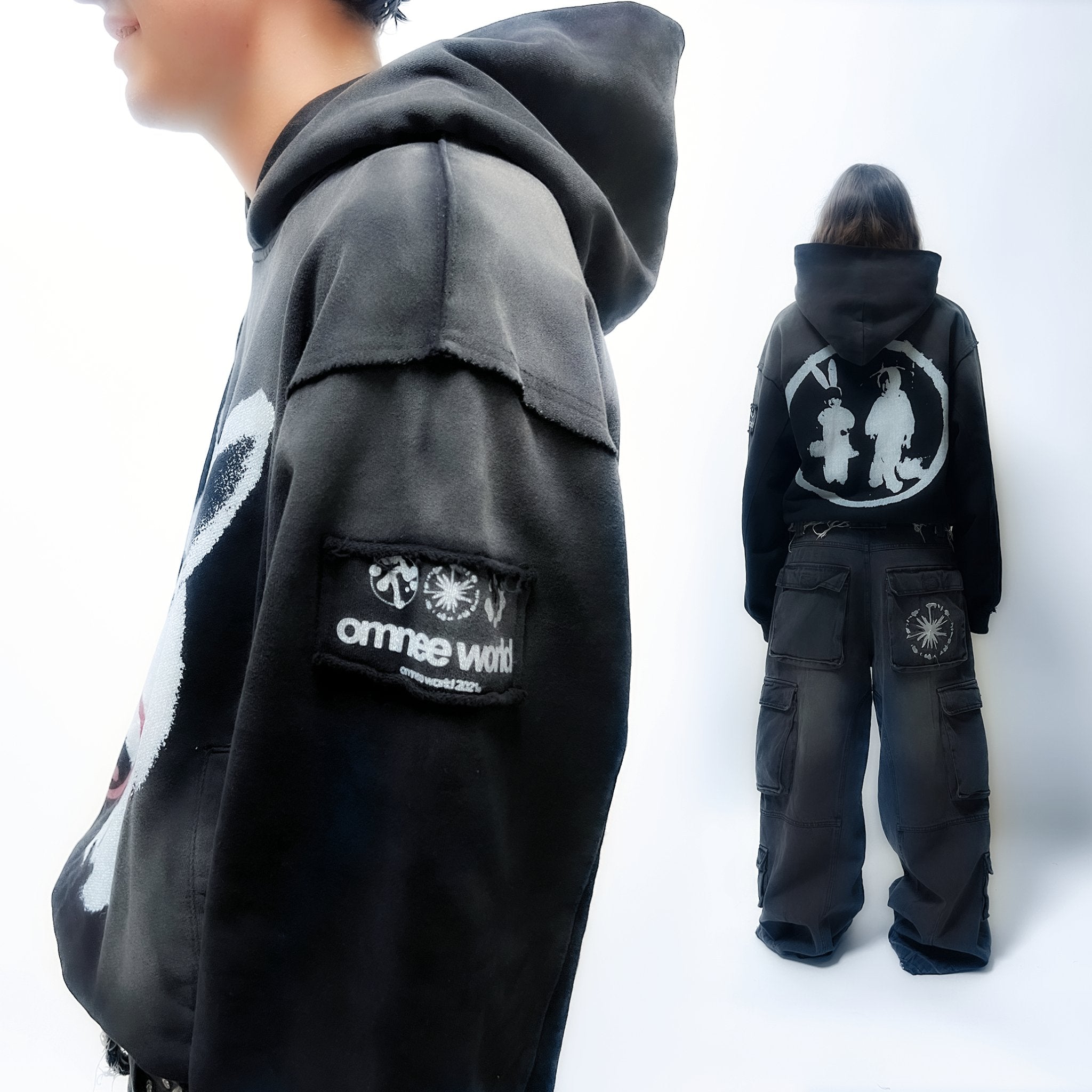 bunny pullover hoodie