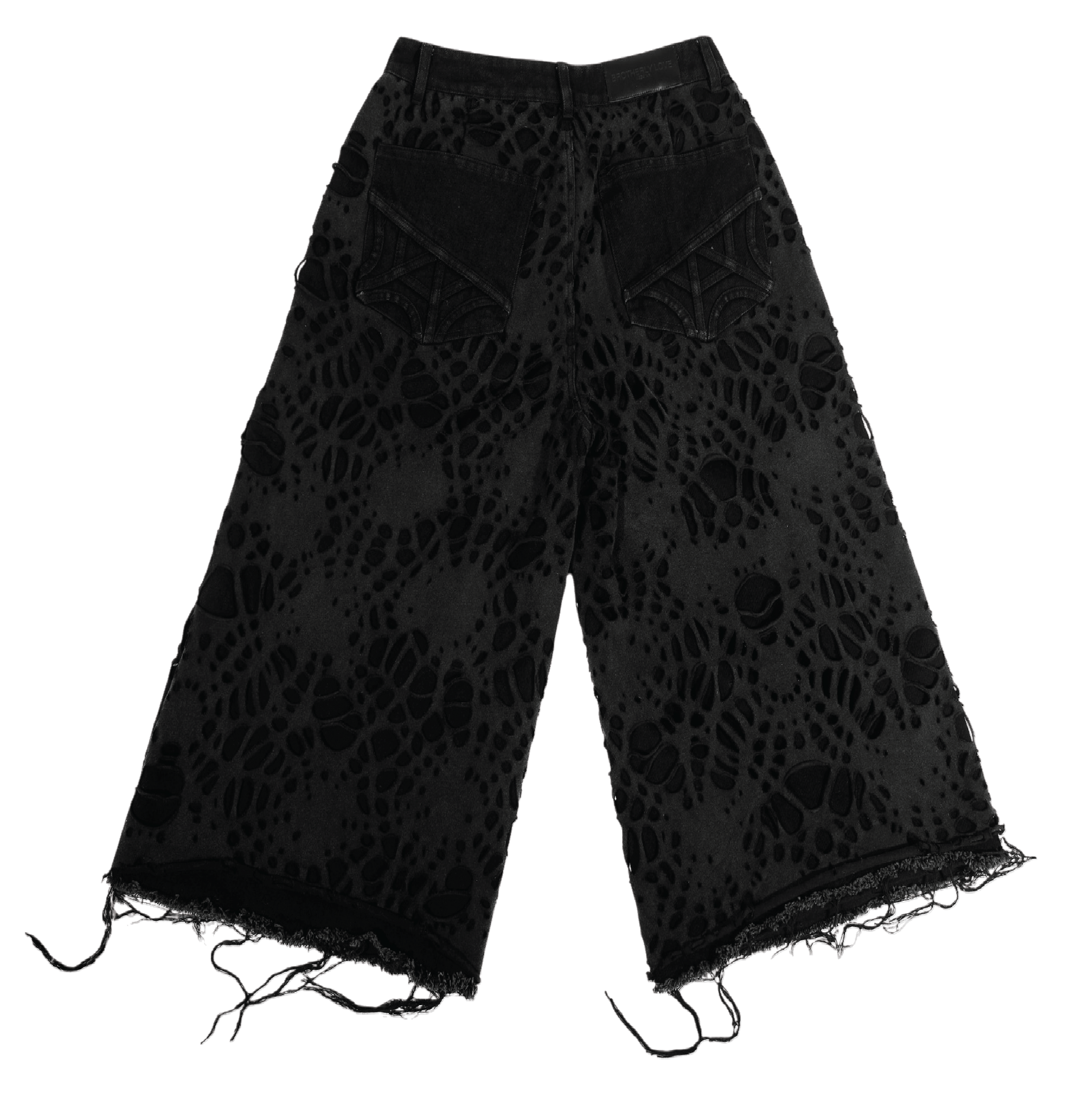 BL BURNEDWEB 3/4TH CAPRI DENIM