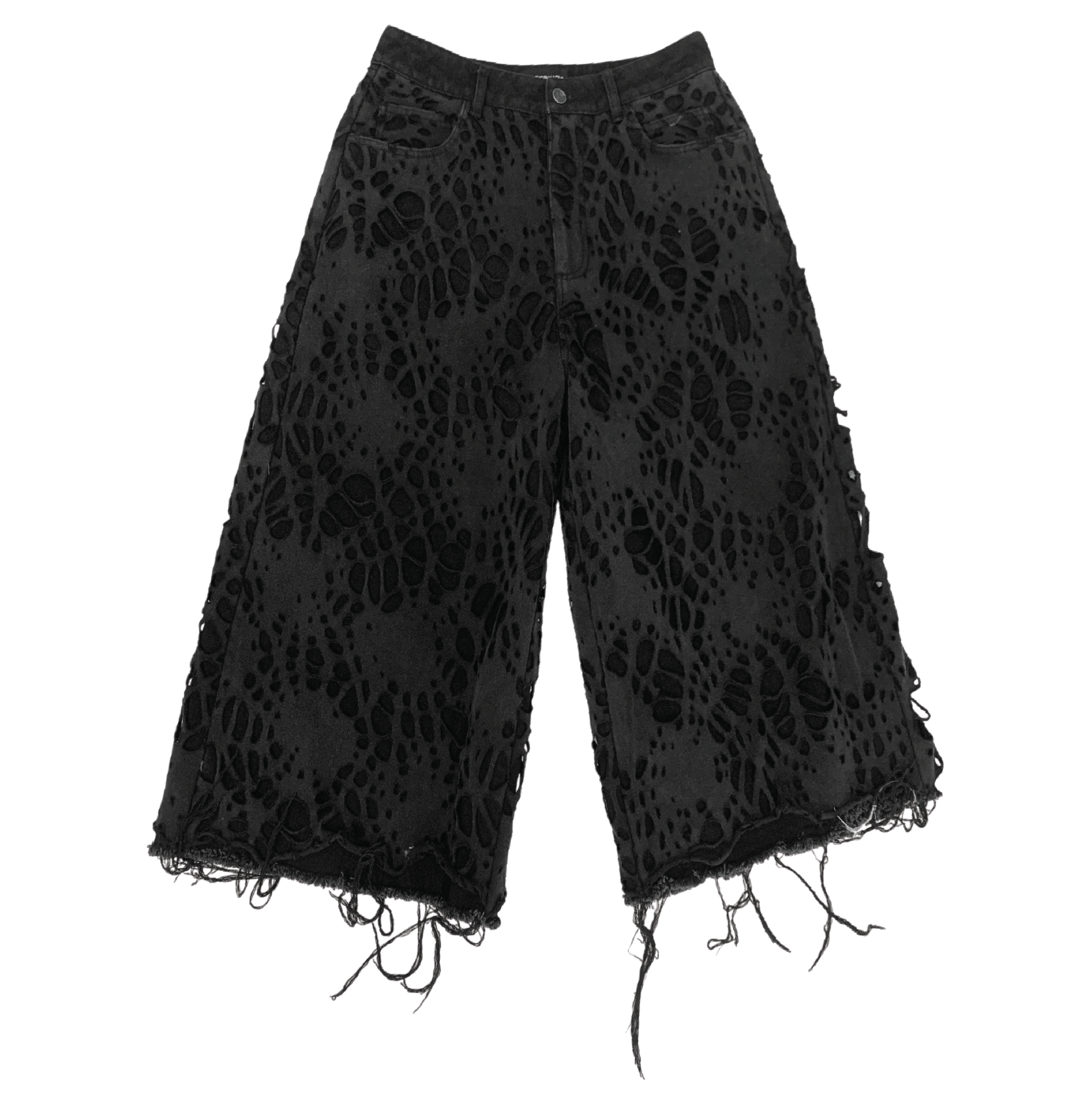 BL BURNEDWEB 3/4TH CAPRI DENIM