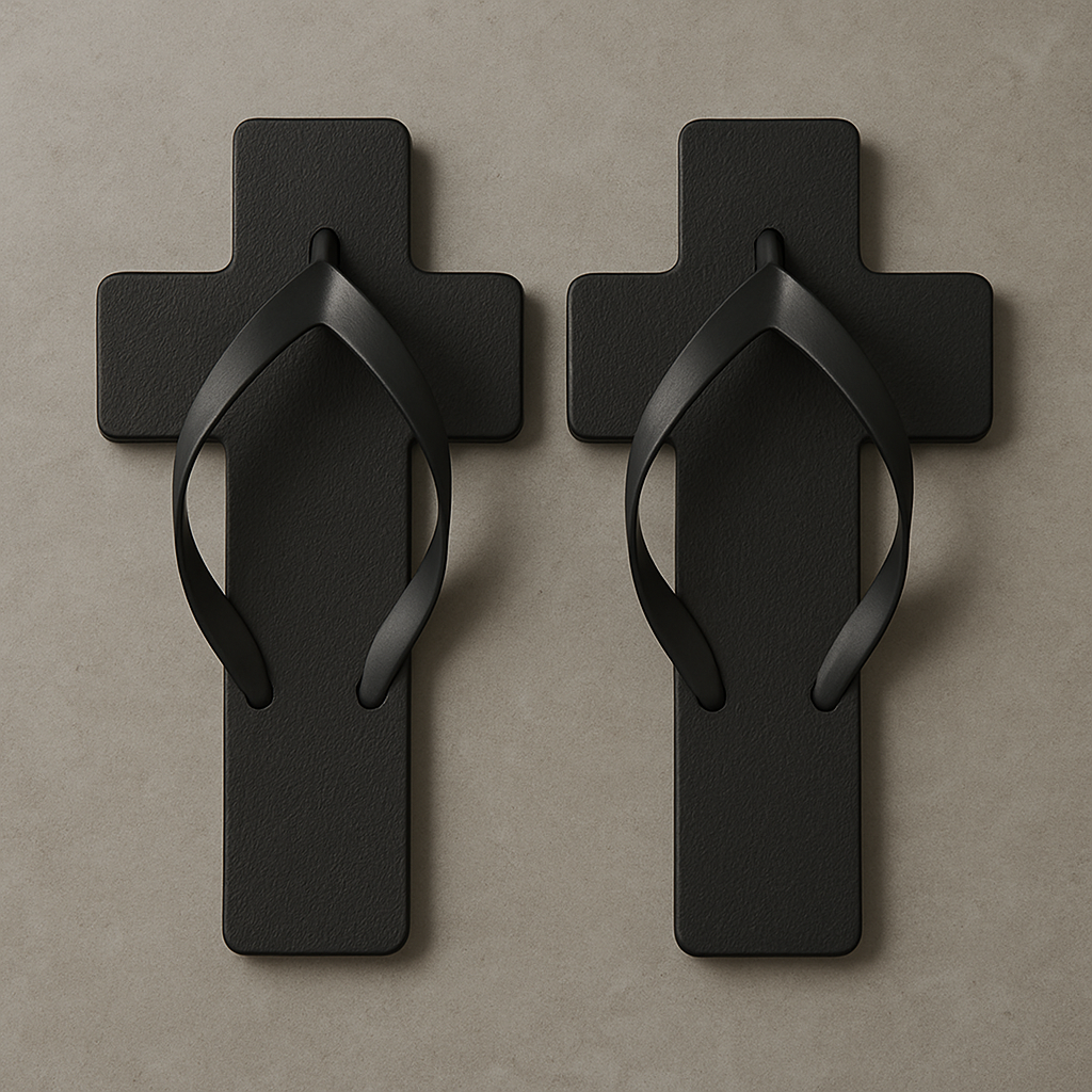 CROSS FLOPS - signature flip flop design