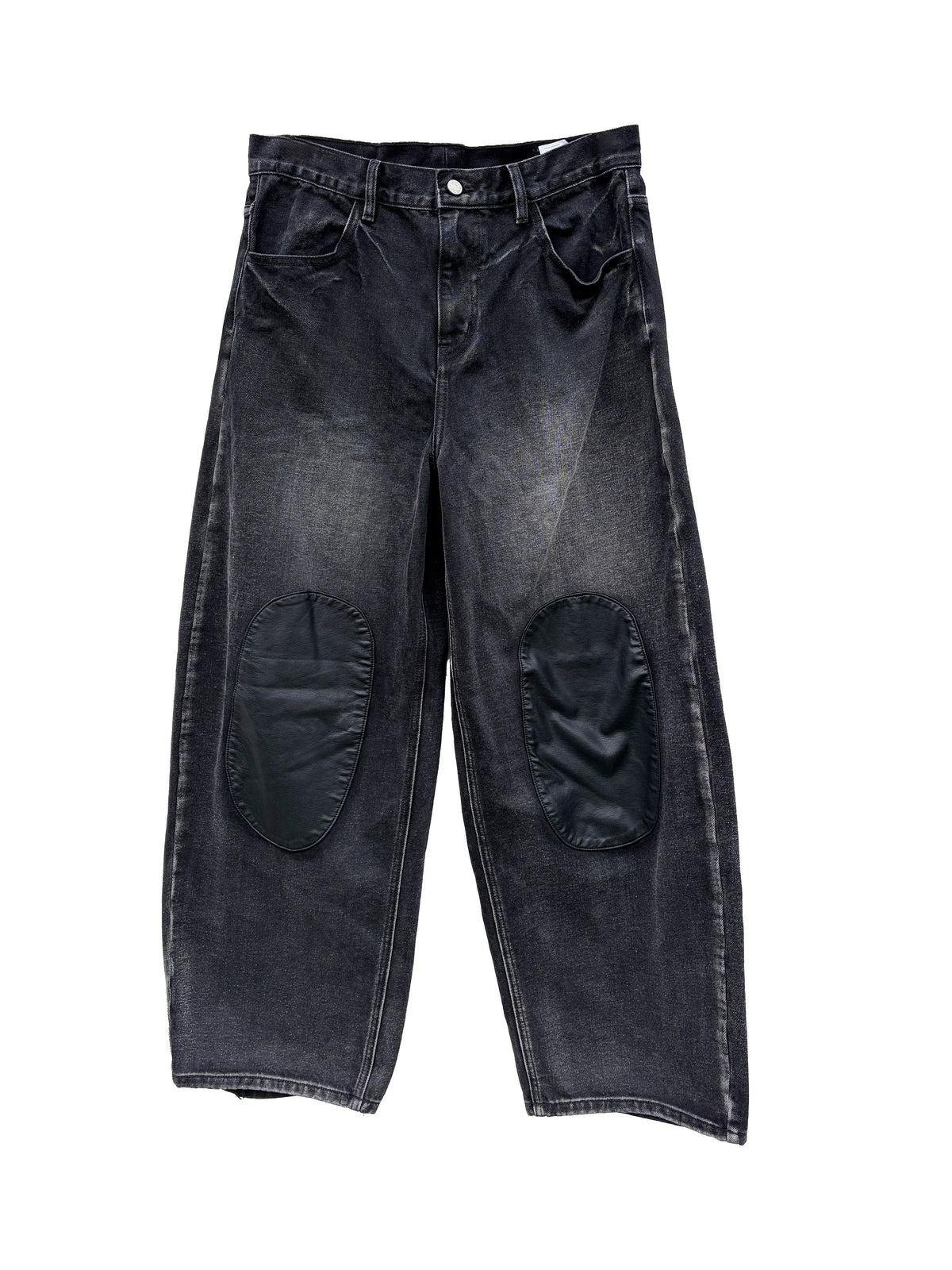 MOSES - Genuine Leather Knee Pad Denim