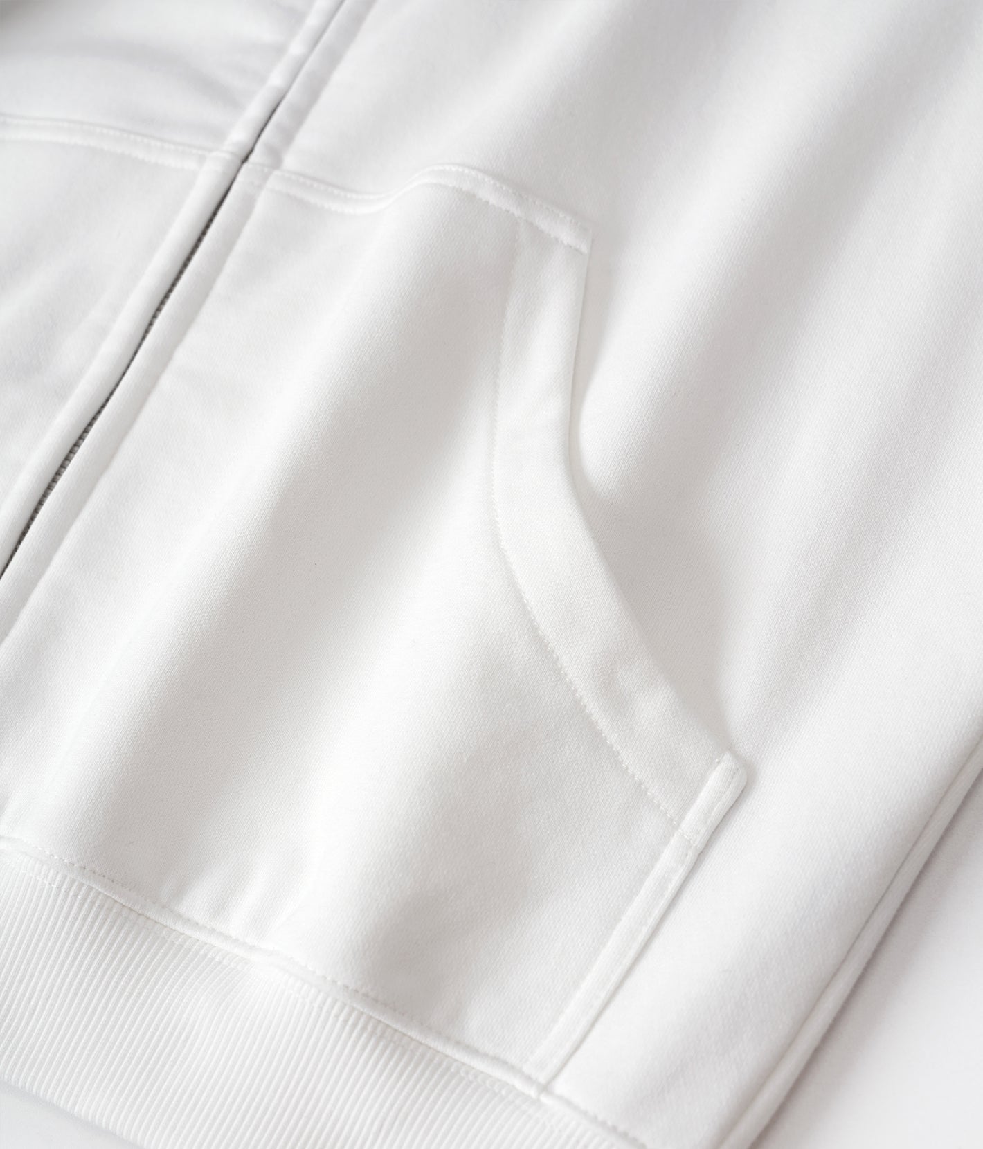 Crystal Notes Raglan Hoodie White