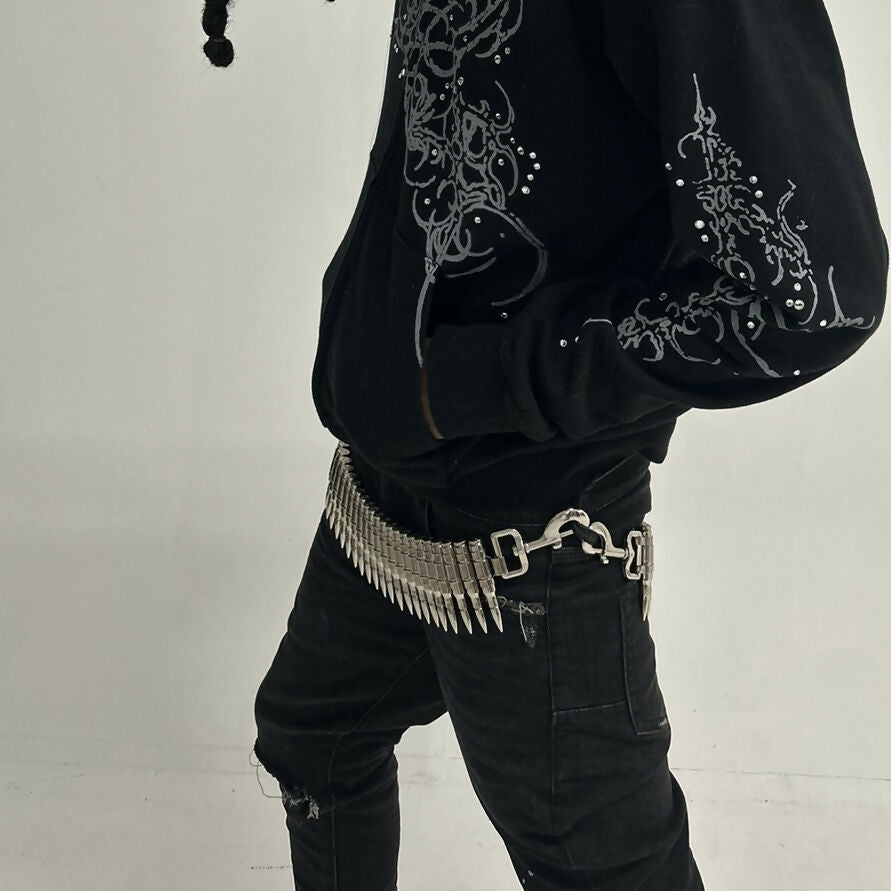 Silver Eclipse Bullet Belt