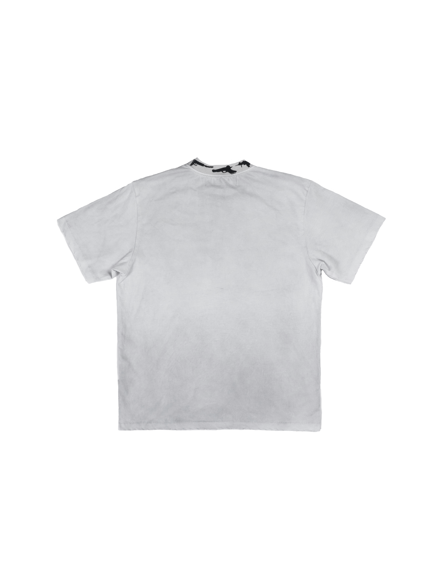 Dye Gun Collar Tee （Grey）