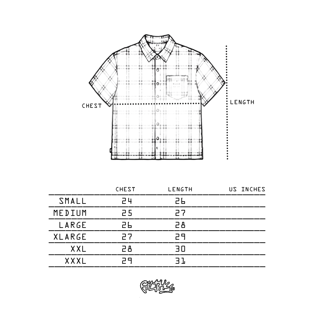 filthy® plaid button up (mustard)