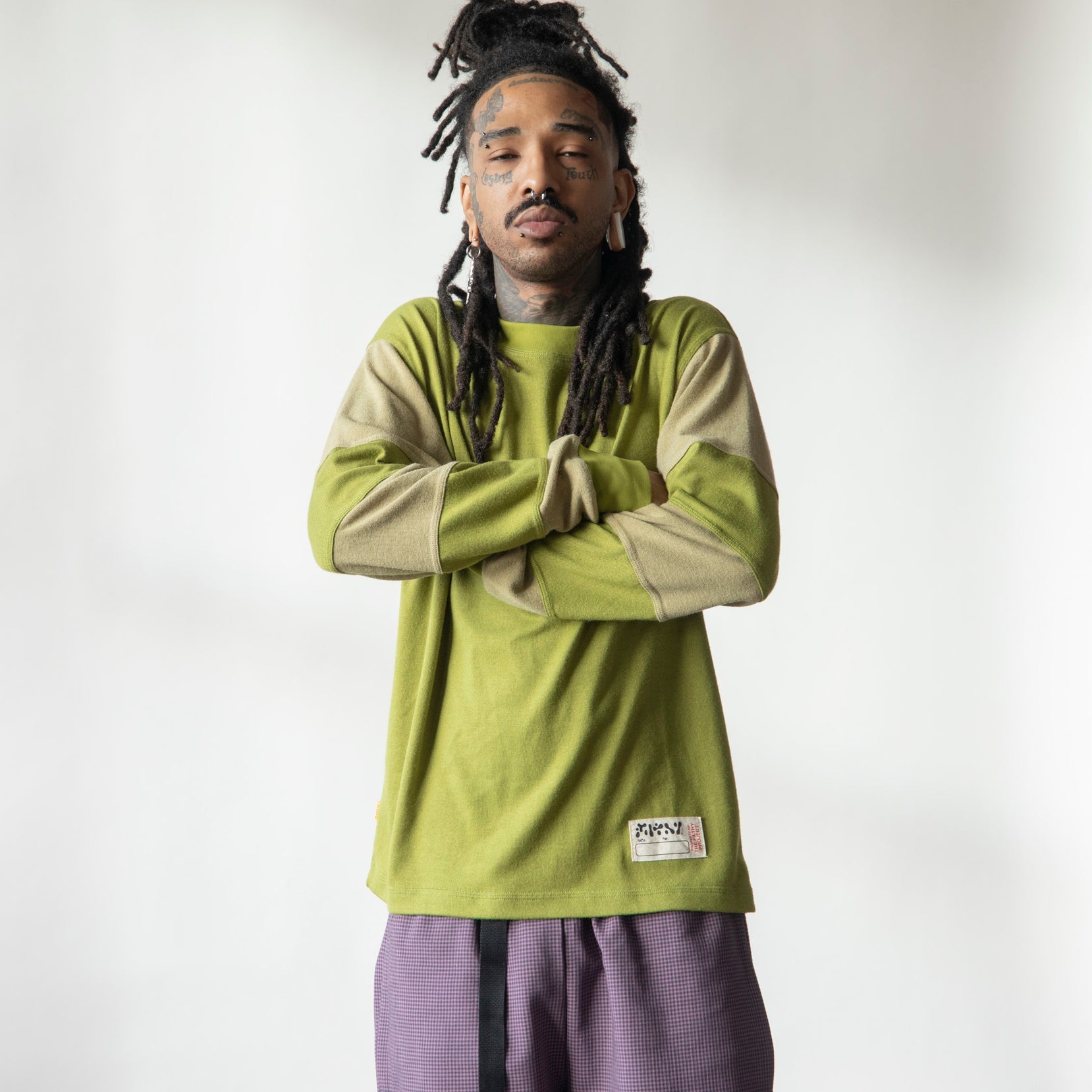 filthy® stripe sleeve (lime)