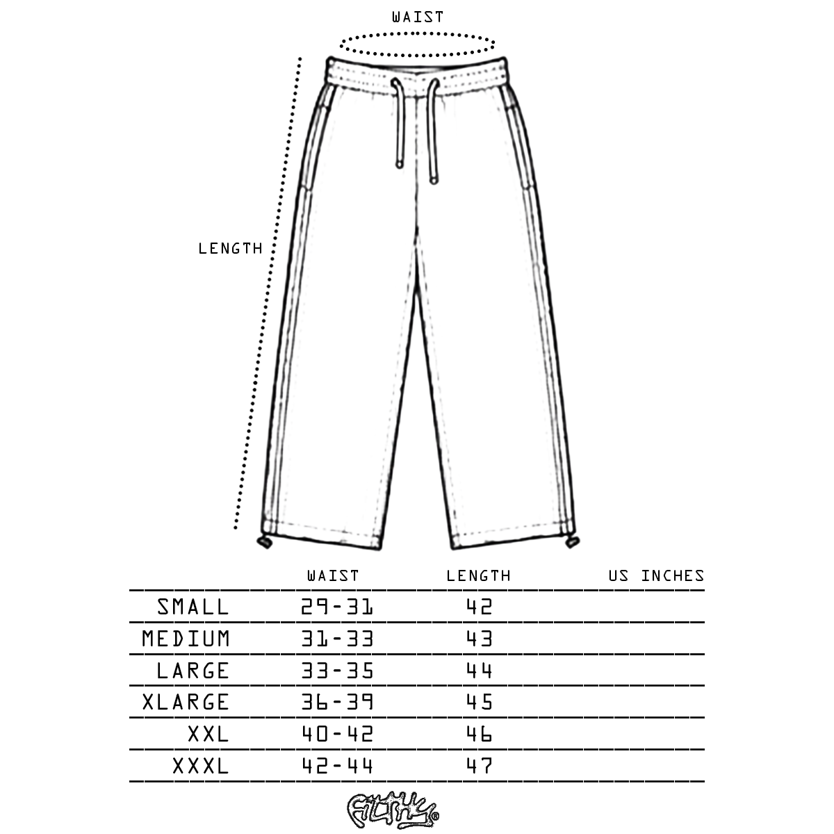 filthy® hyper-trek trackpant (black)