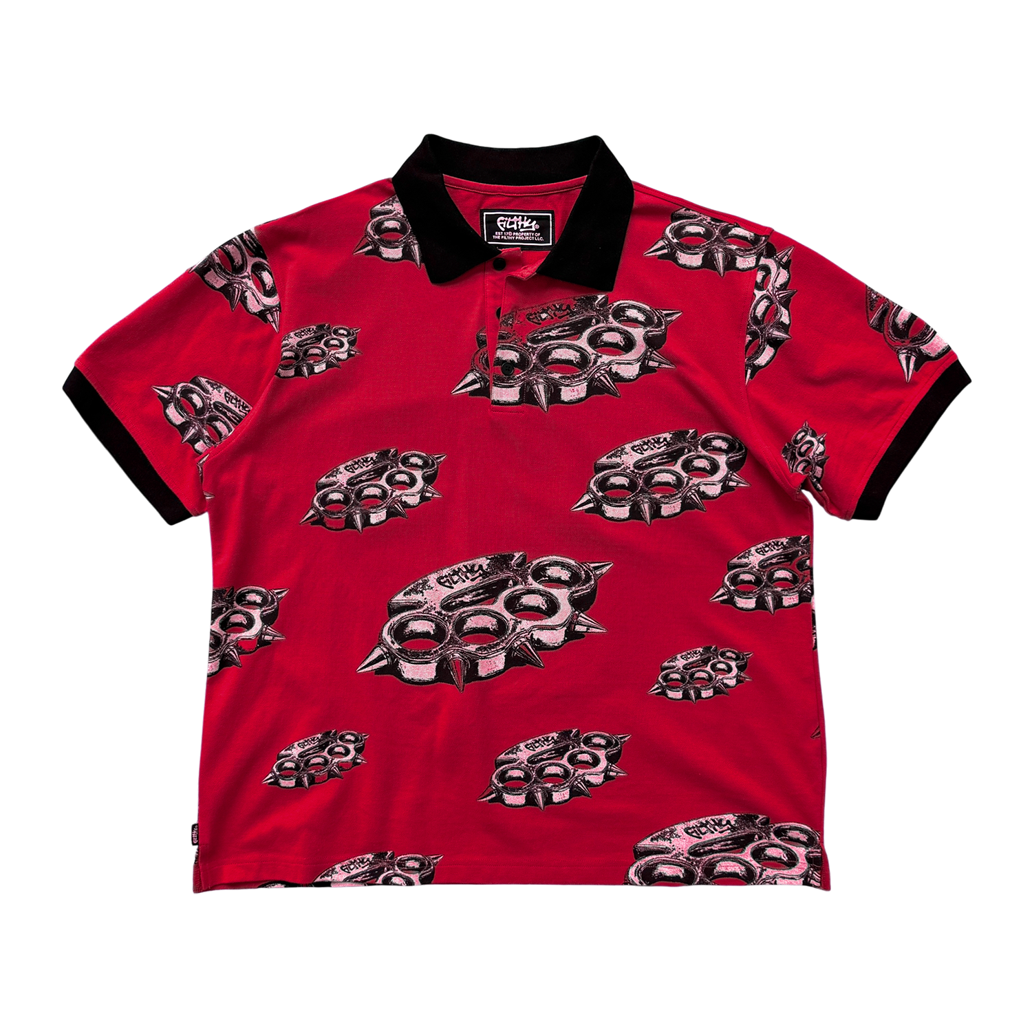 filthy® brass all-over polo (red)