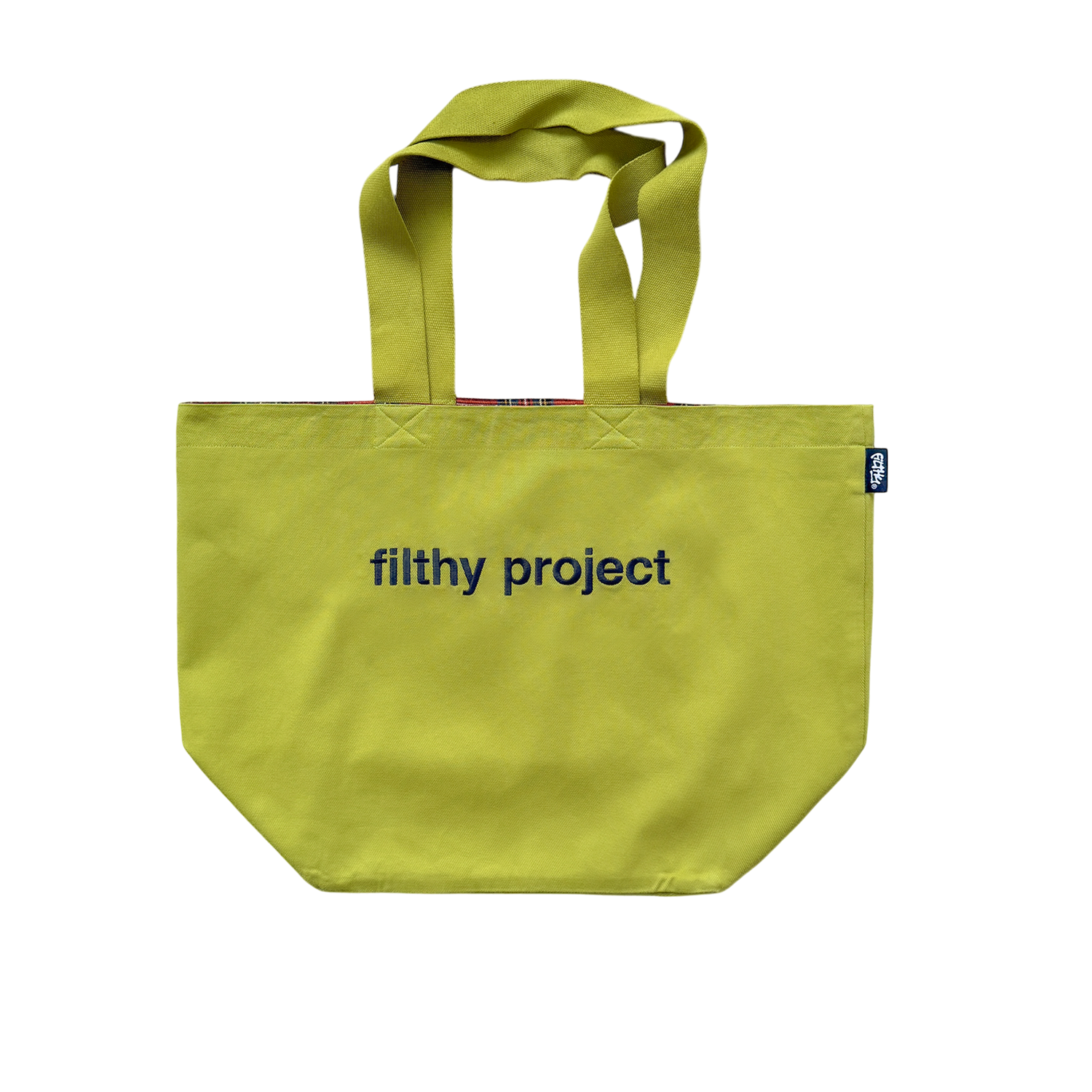 filthy® reversible tartan tote sack