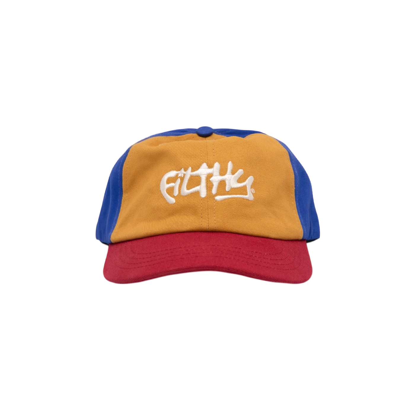 filthy® tribe hat (mustard/red/blue)