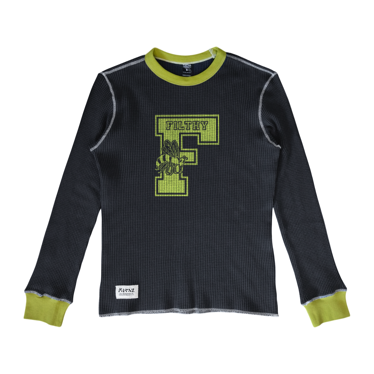 filthy® waffle thermal (faded black)