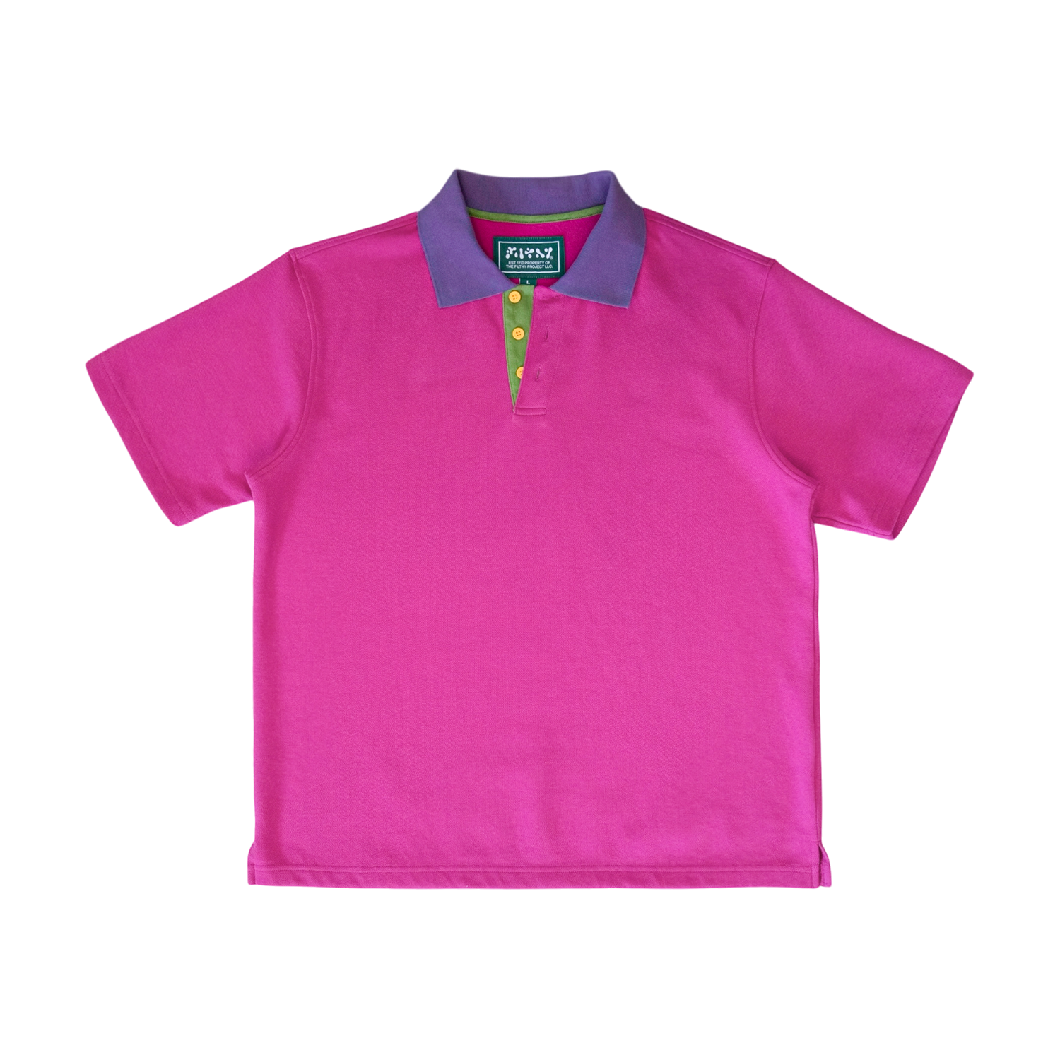 filthy® blockstar polo (pink)