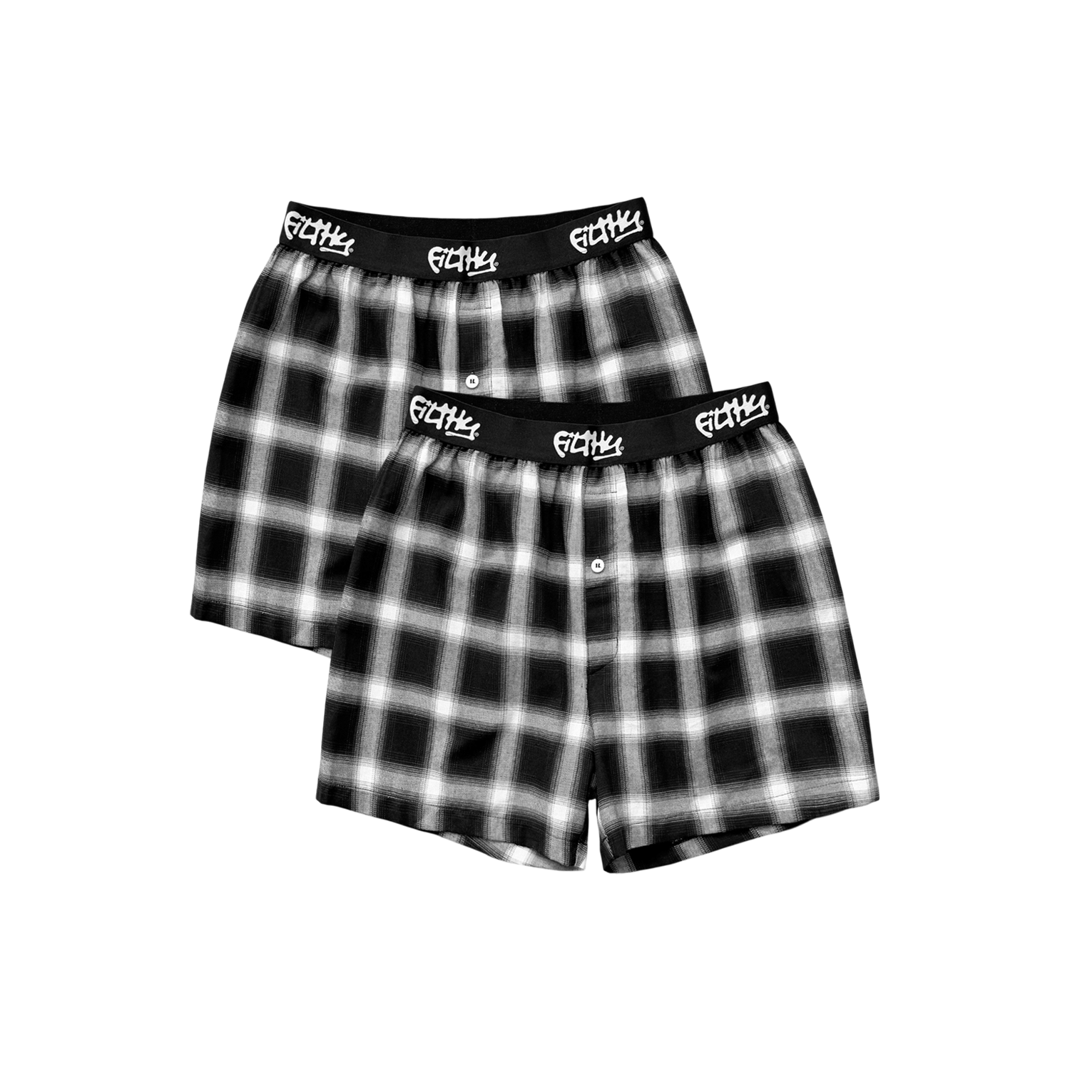 filthy® plaid boxers (2-pack)
