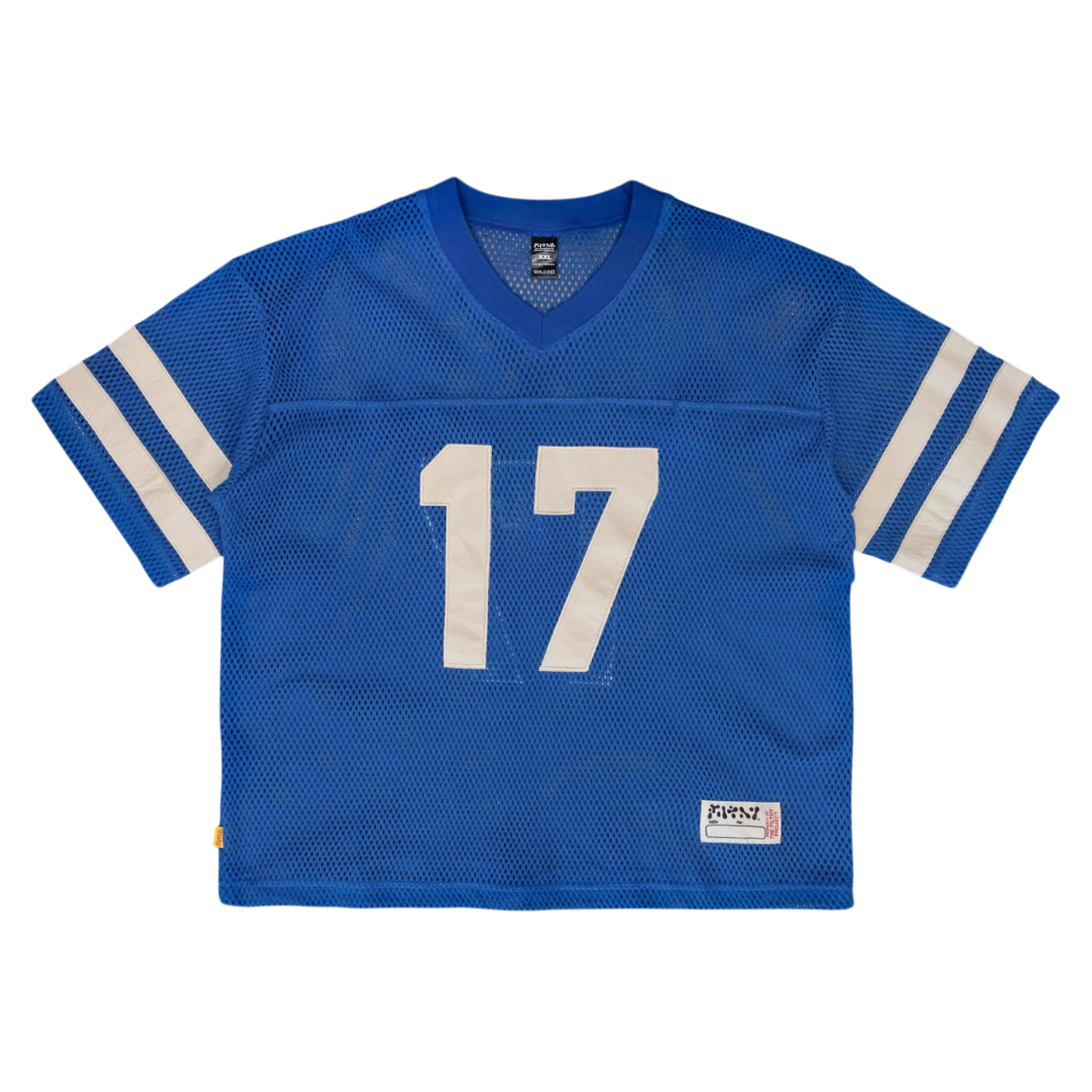 filthy® fishnet football jersey (blue)