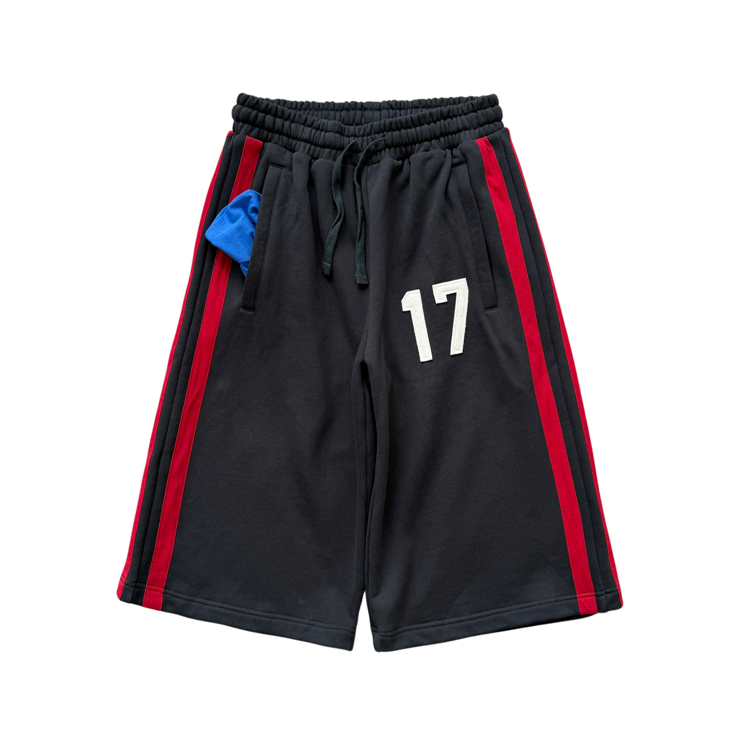 filthy® 17 varsity sweatshorts (faded black)