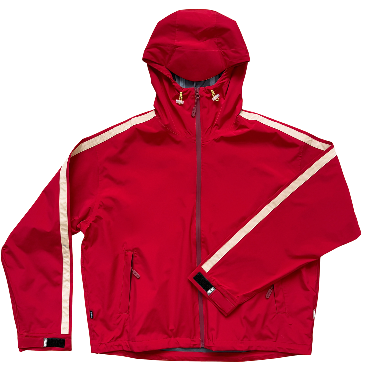 filthy® 2-stripe rain jacket (red)