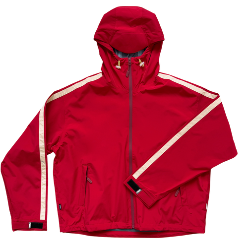 filthy® 2-stripe rain jacket (red)