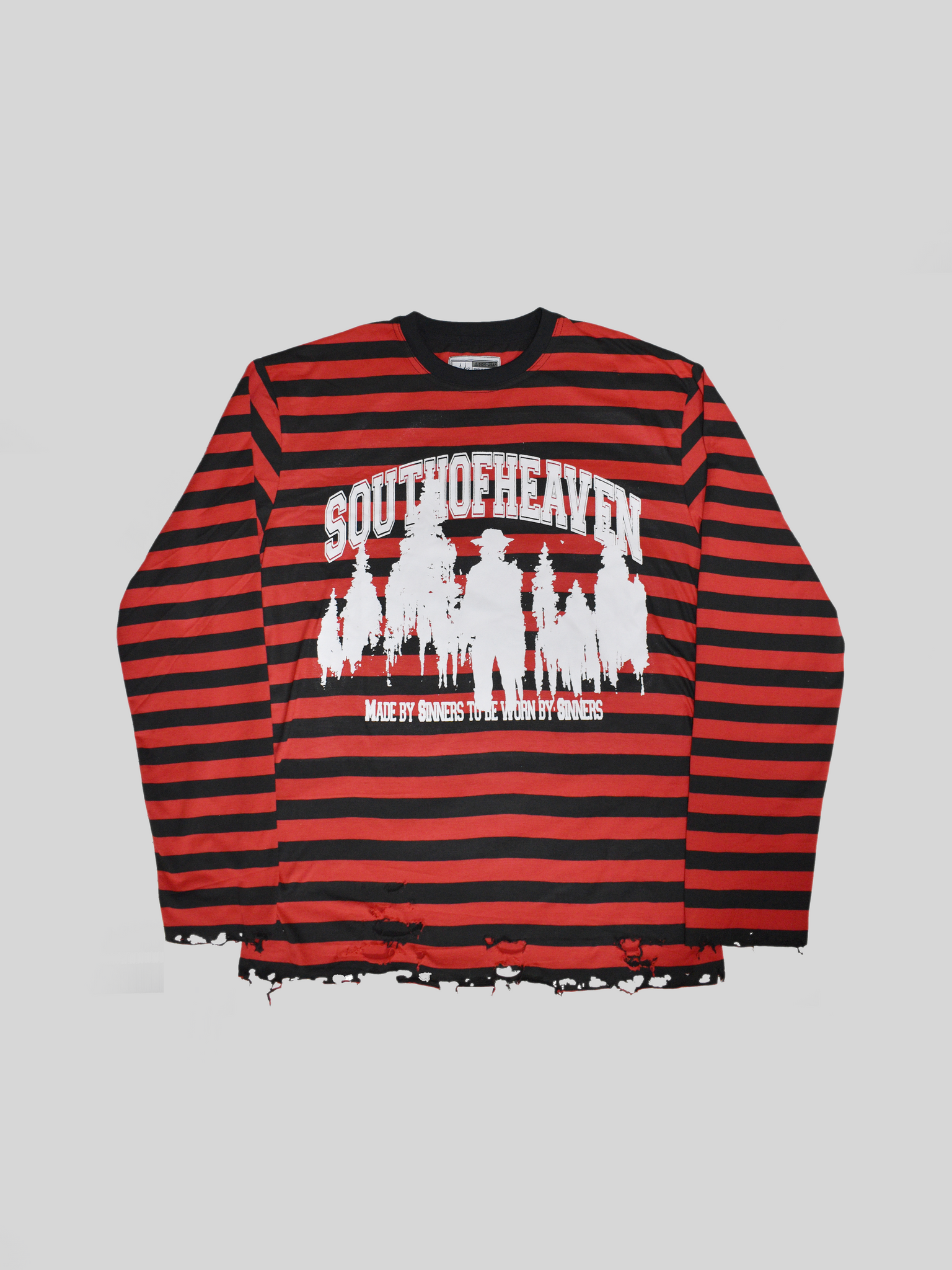 ELM ST. - DISTRESSED LONG SLEEVE