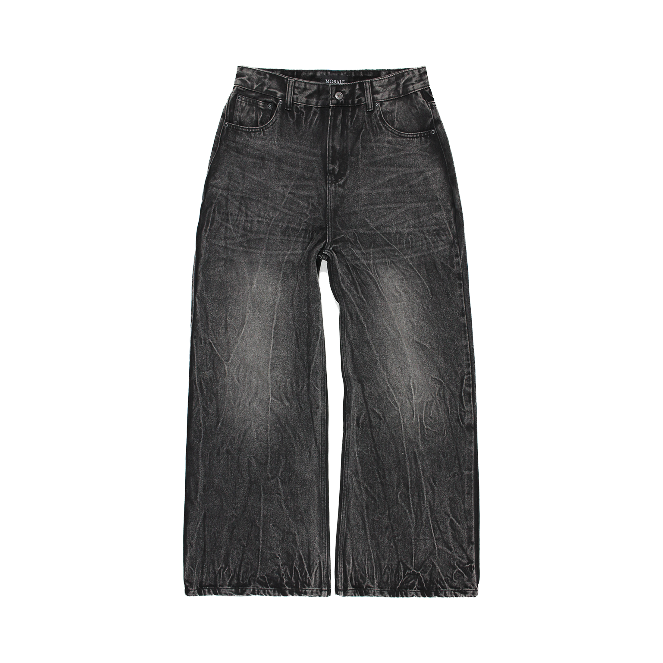 BLACK VEINS BAGGY JEANS V2 (PS)