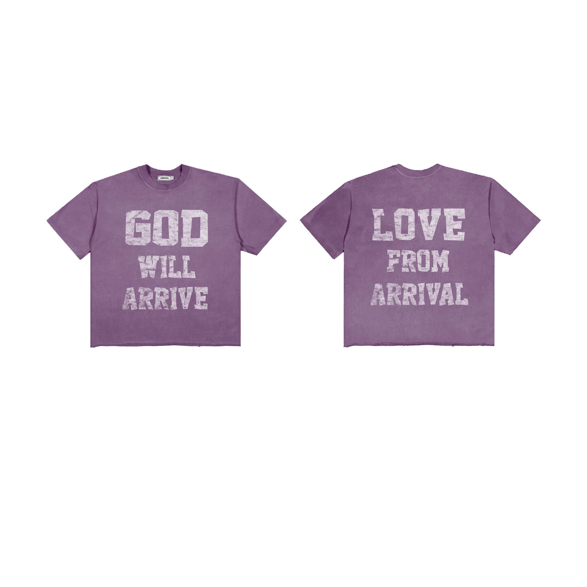 GOD WILL ARRIVE TEE (PURPLE)