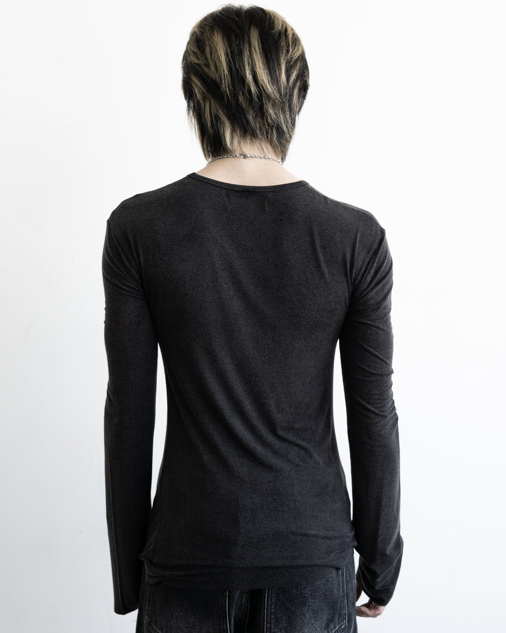 "Core" Men's Long Sleeve Shirt (Stealth Gray)