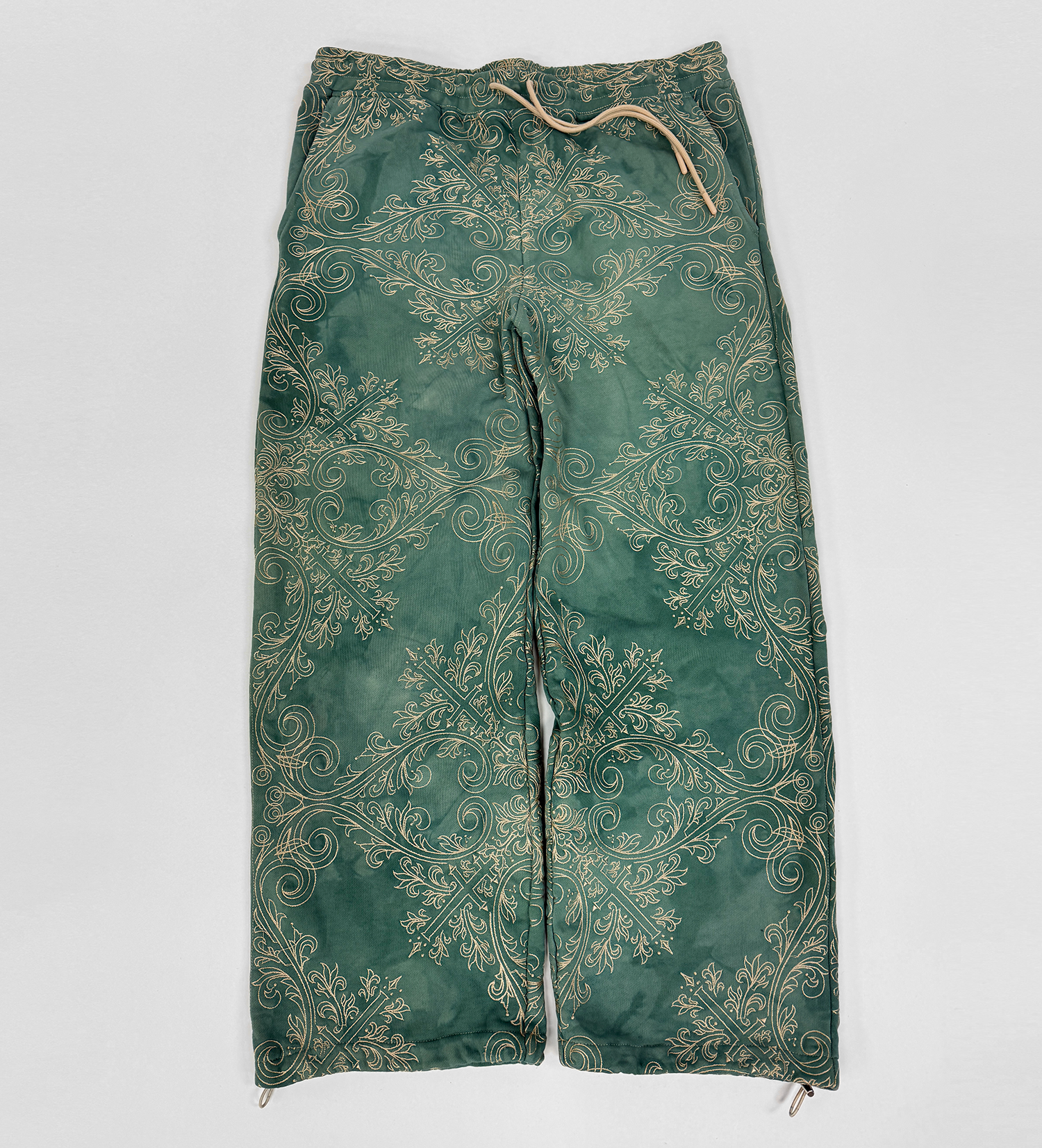 TRANCE SWEATPANTS (GREEN & GOLD)