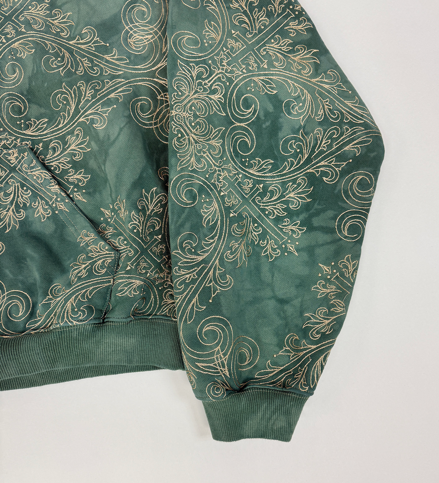 TRANCE HOODIE (GREEN & GOLD)