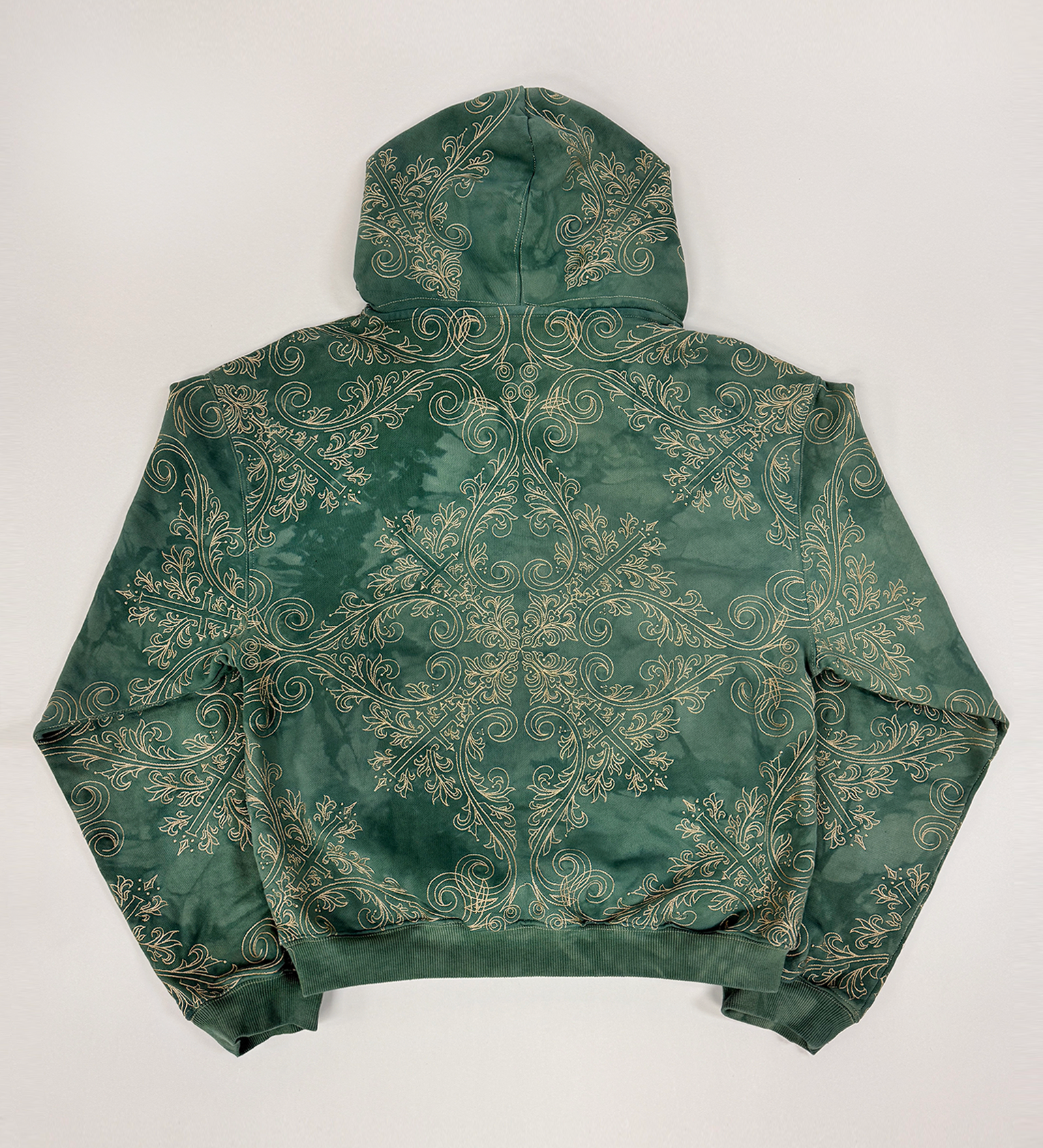TRANCE HOODIE (GREEN & GOLD)