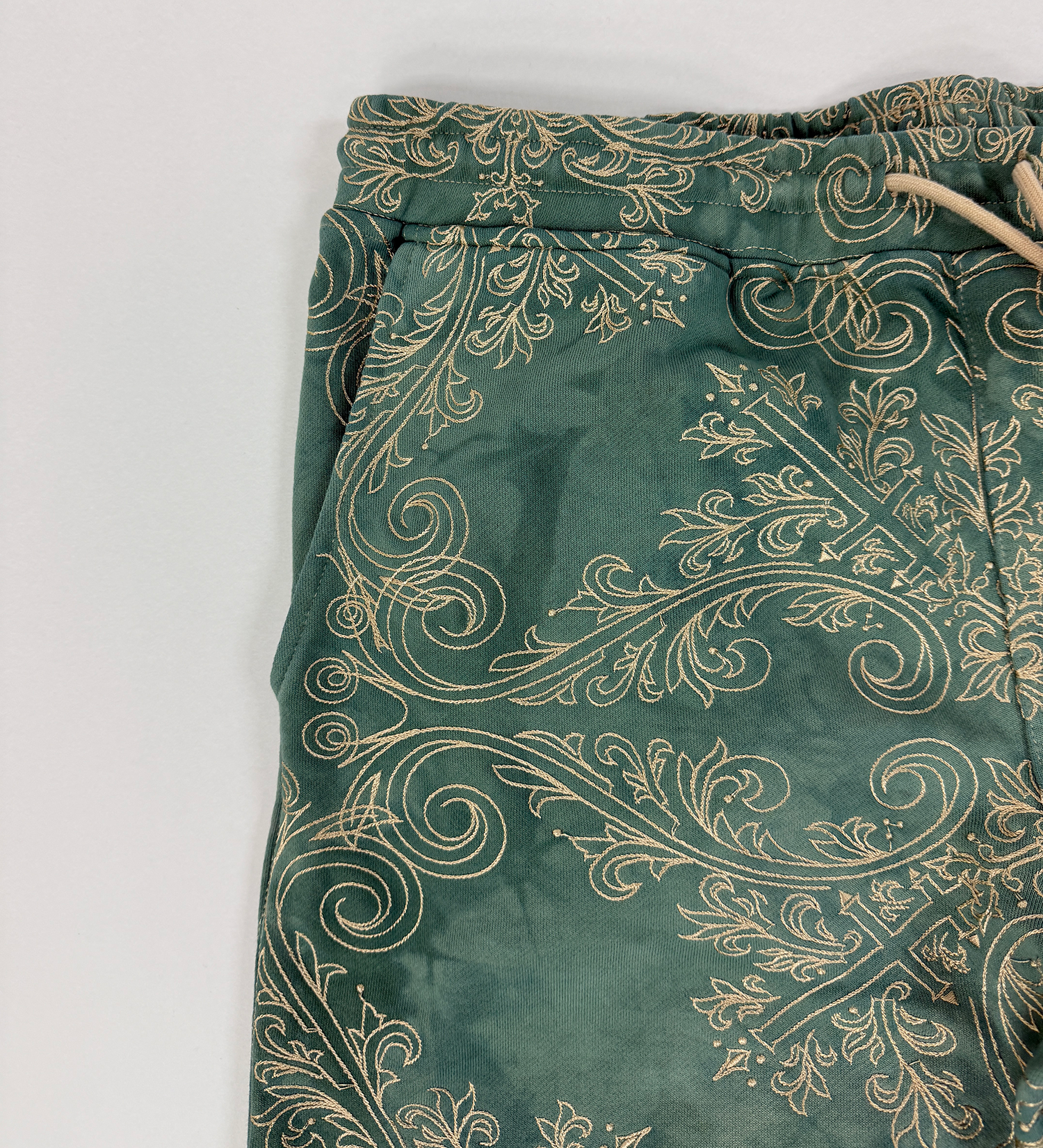 TRANCE SWEATPANTS (GREEN & GOLD)