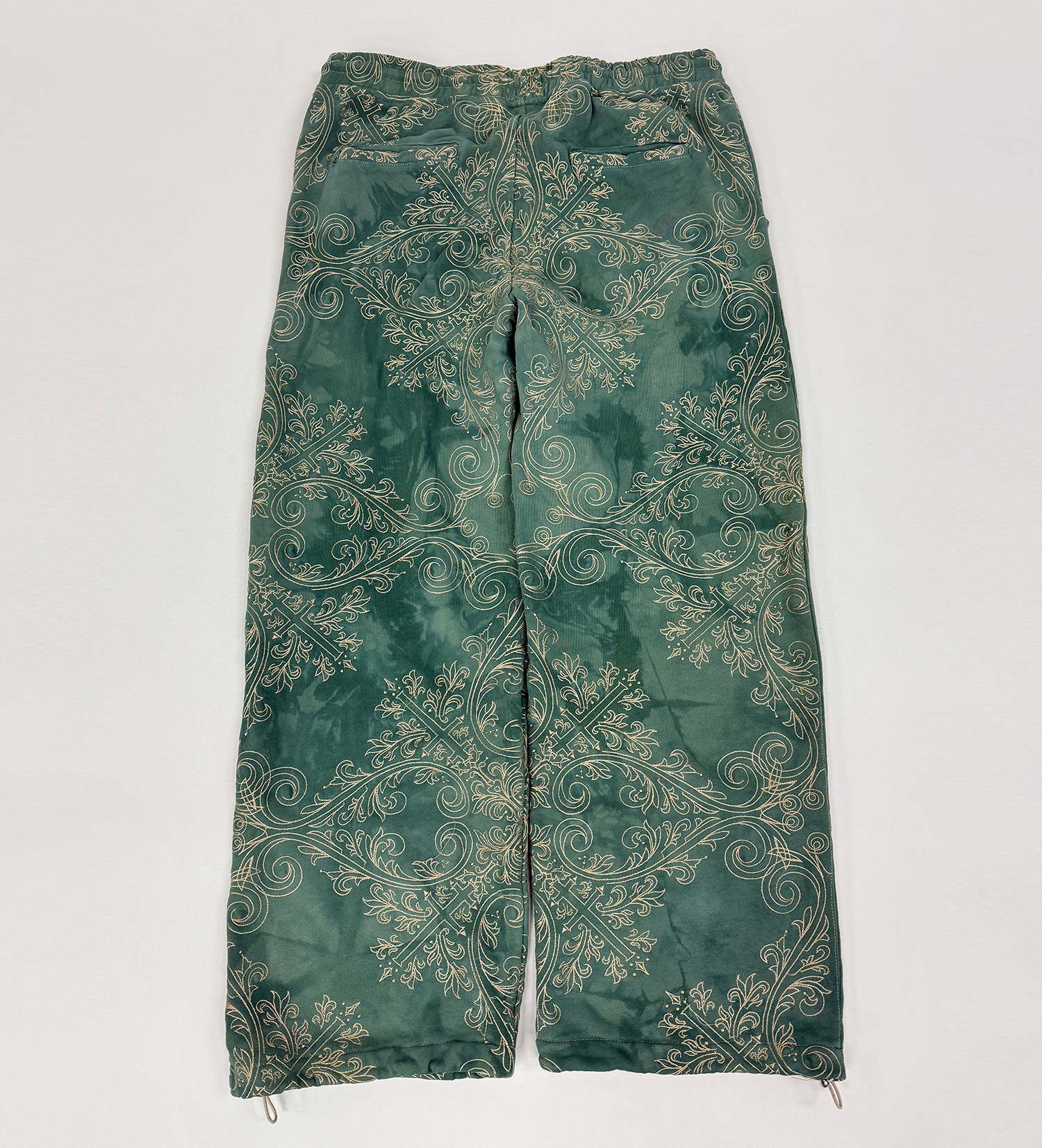 TRANCE SWEATPANTS (GREEN & GOLD)