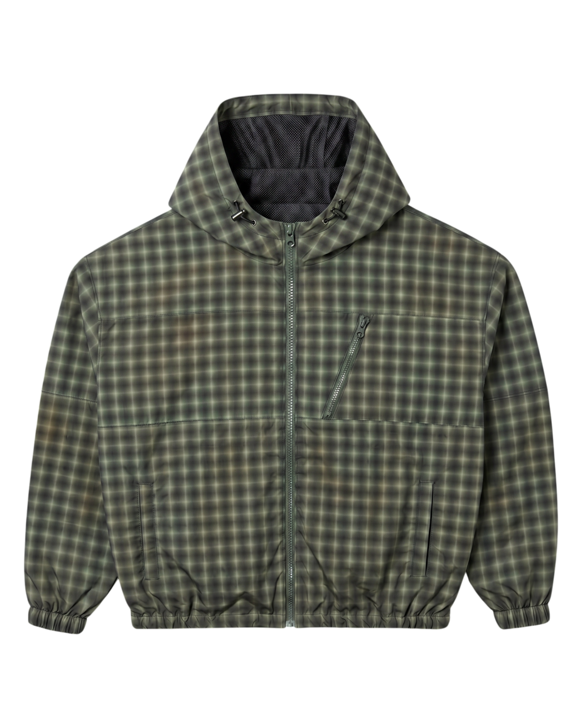 Plaid Windbreaker, Green