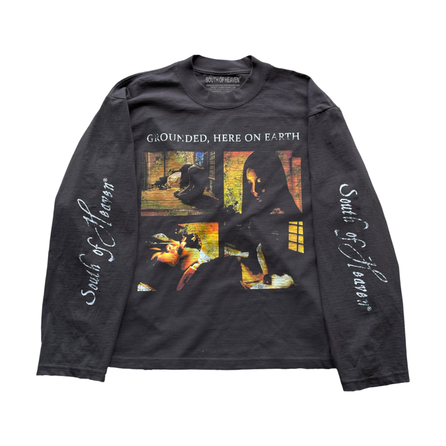 GROUNDED - BOXY LONGSLEEVE T-SHIRT