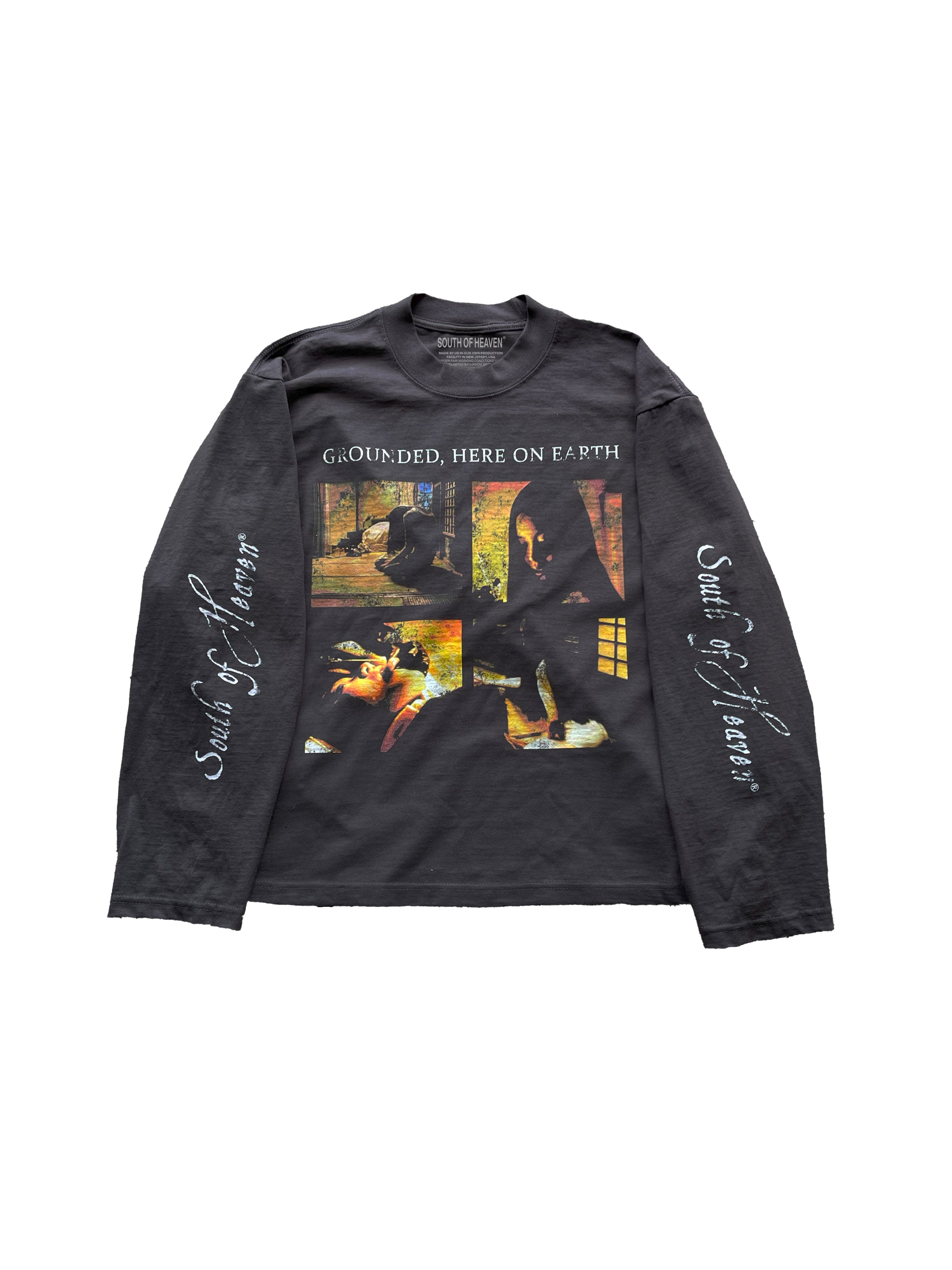 GROUNDED - BOXY LONGSLEEVE T-SHIRT