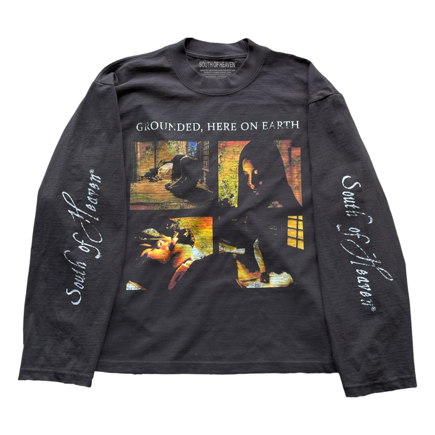 GROUNDED - BOXY LONGSLEEVE T-SHIRT