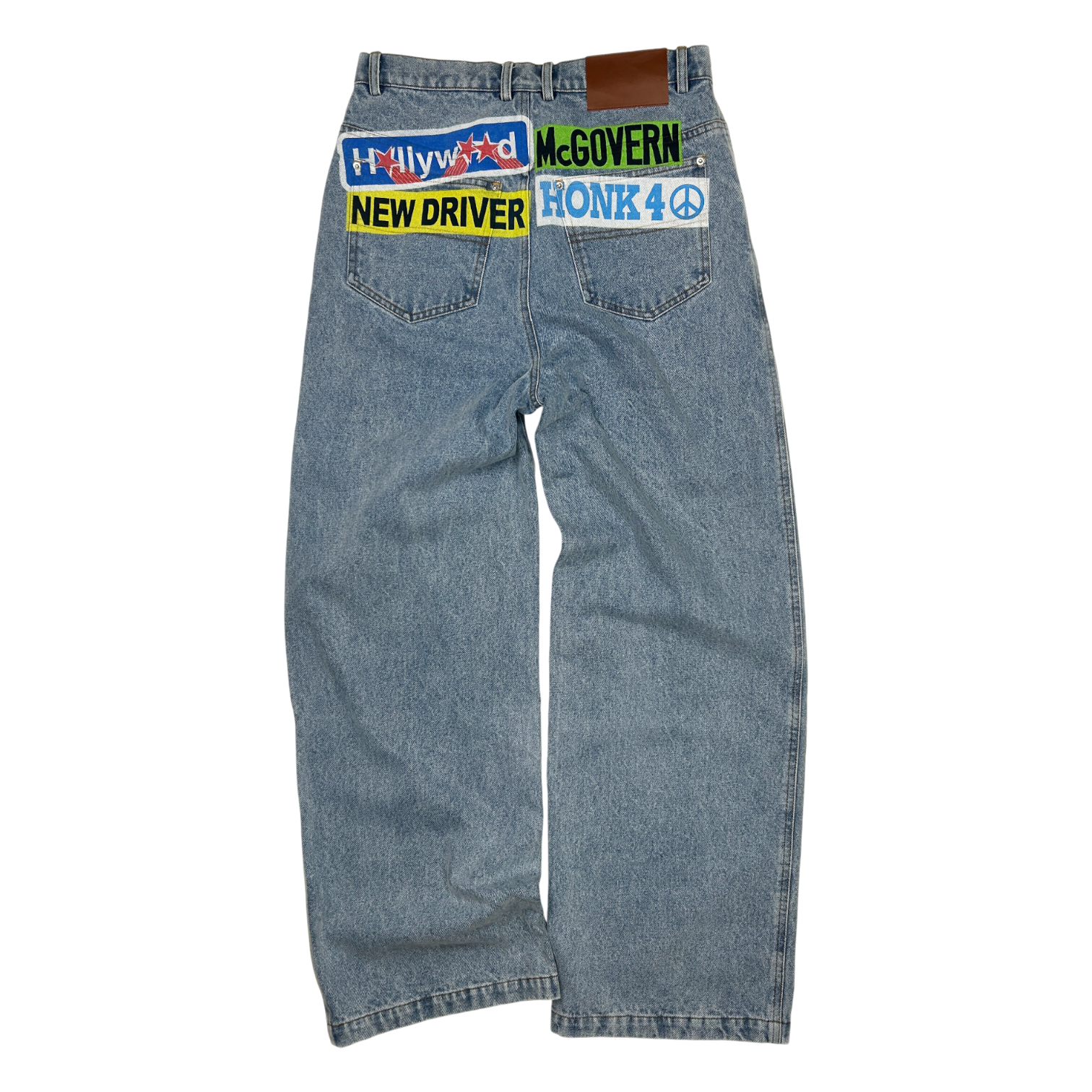 Bumper Sticker Denim Jeans