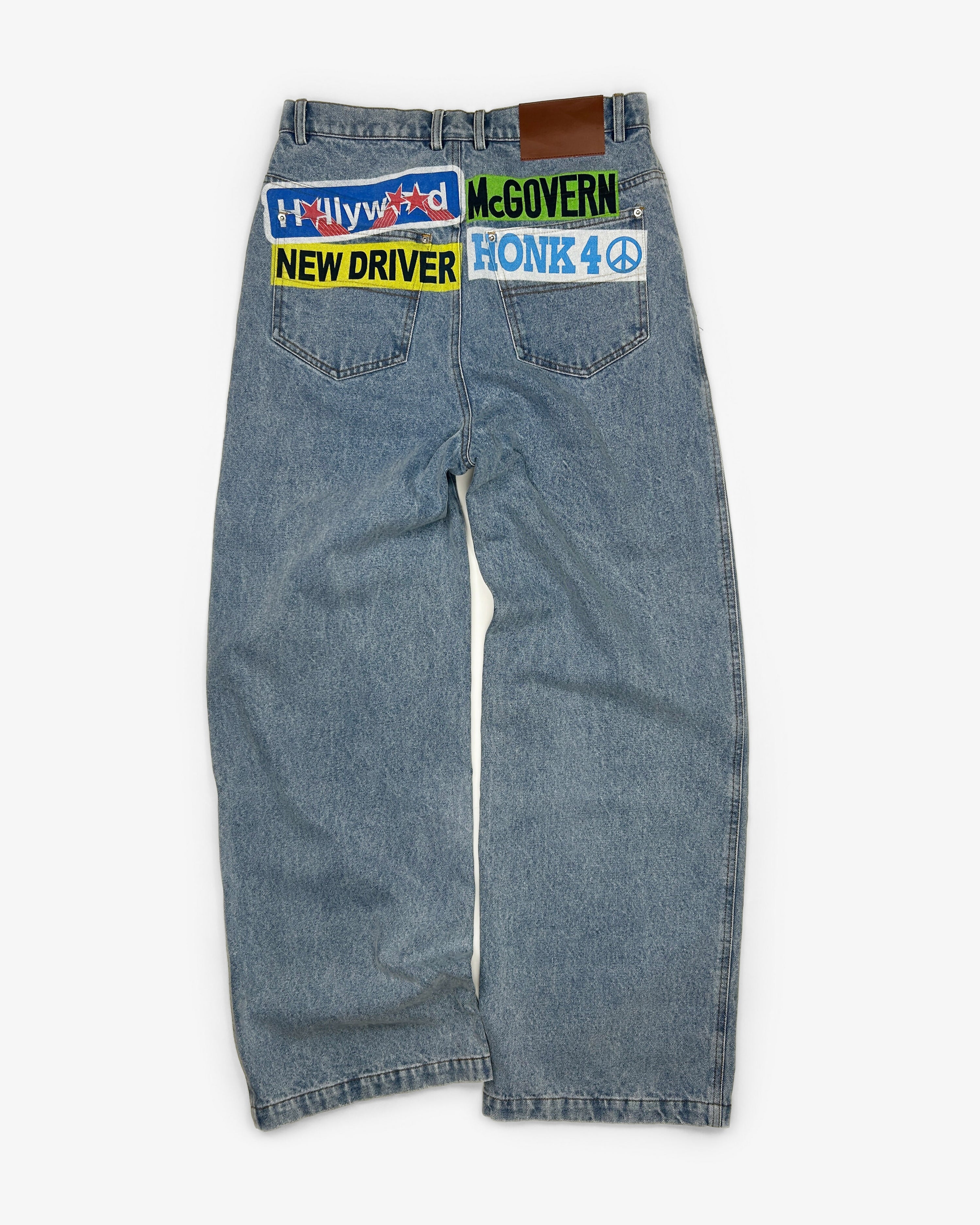 Bumper Sticker Denim Jeans