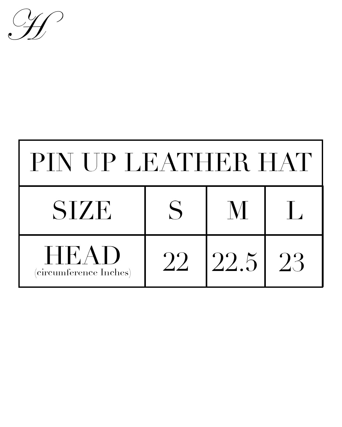 Pin Up Leather Hat