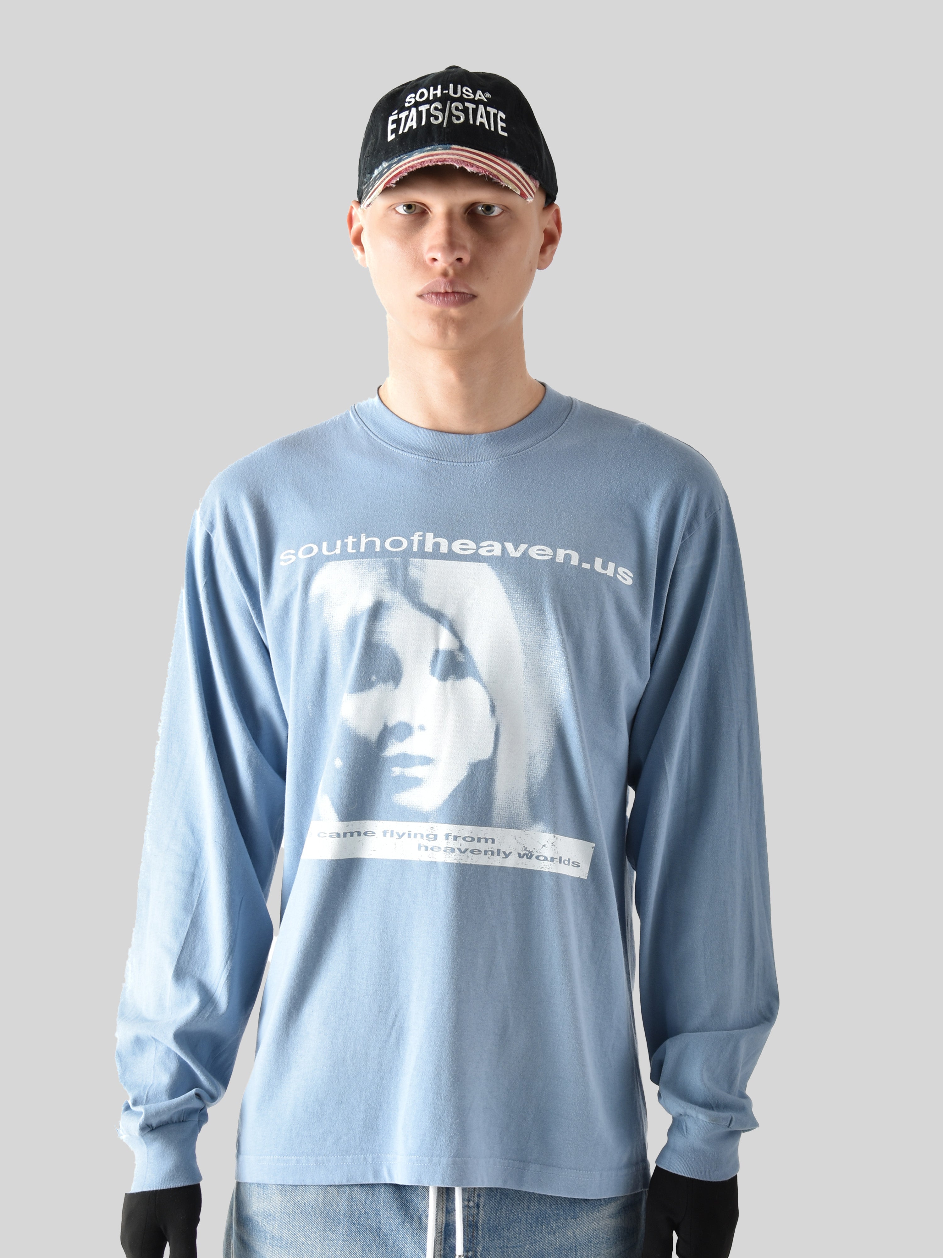 HEAVEN.US - Longsleeve Tee Sky Blue