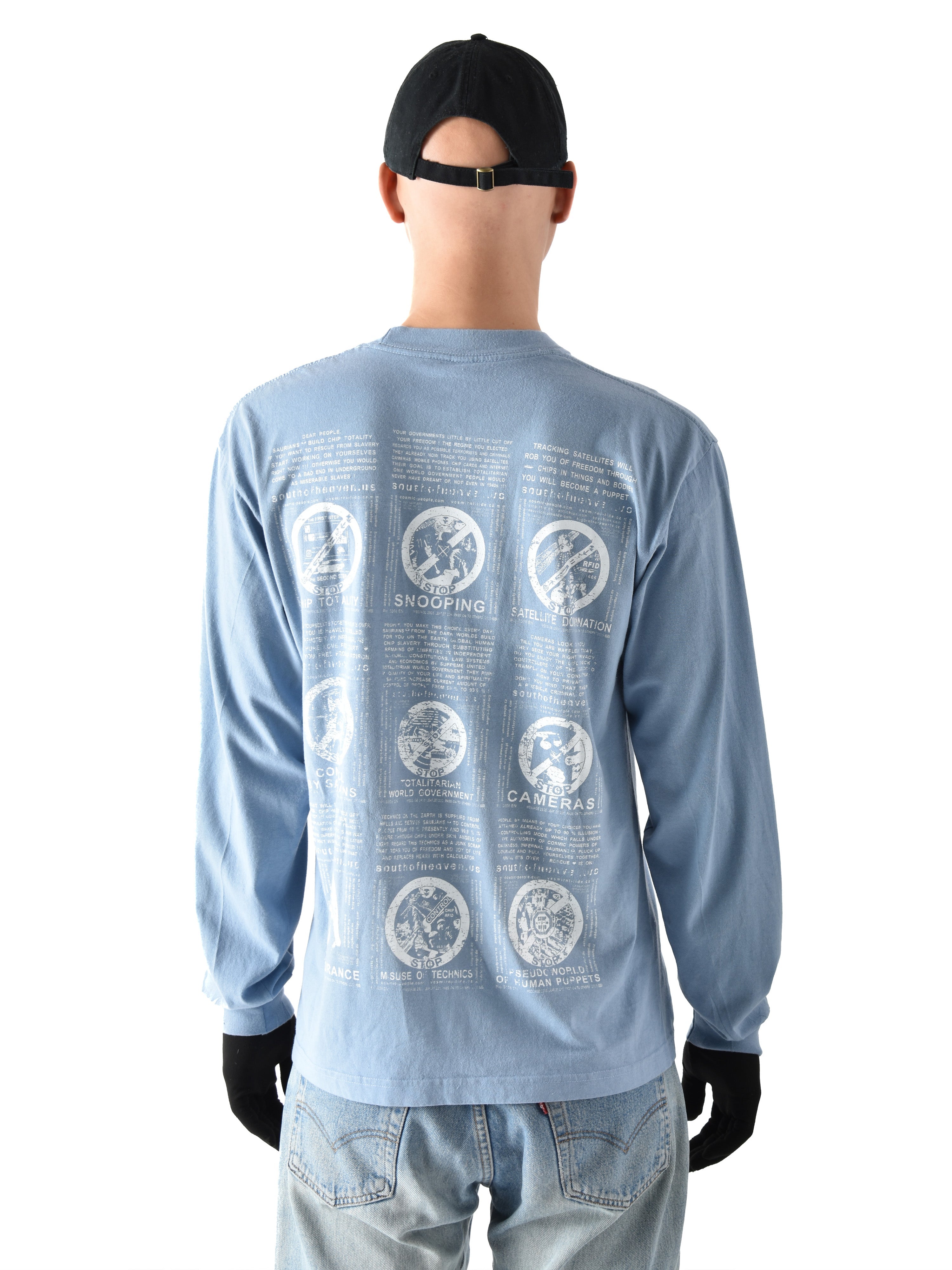 HEAVEN.US - Longsleeve Tee Sky Blue