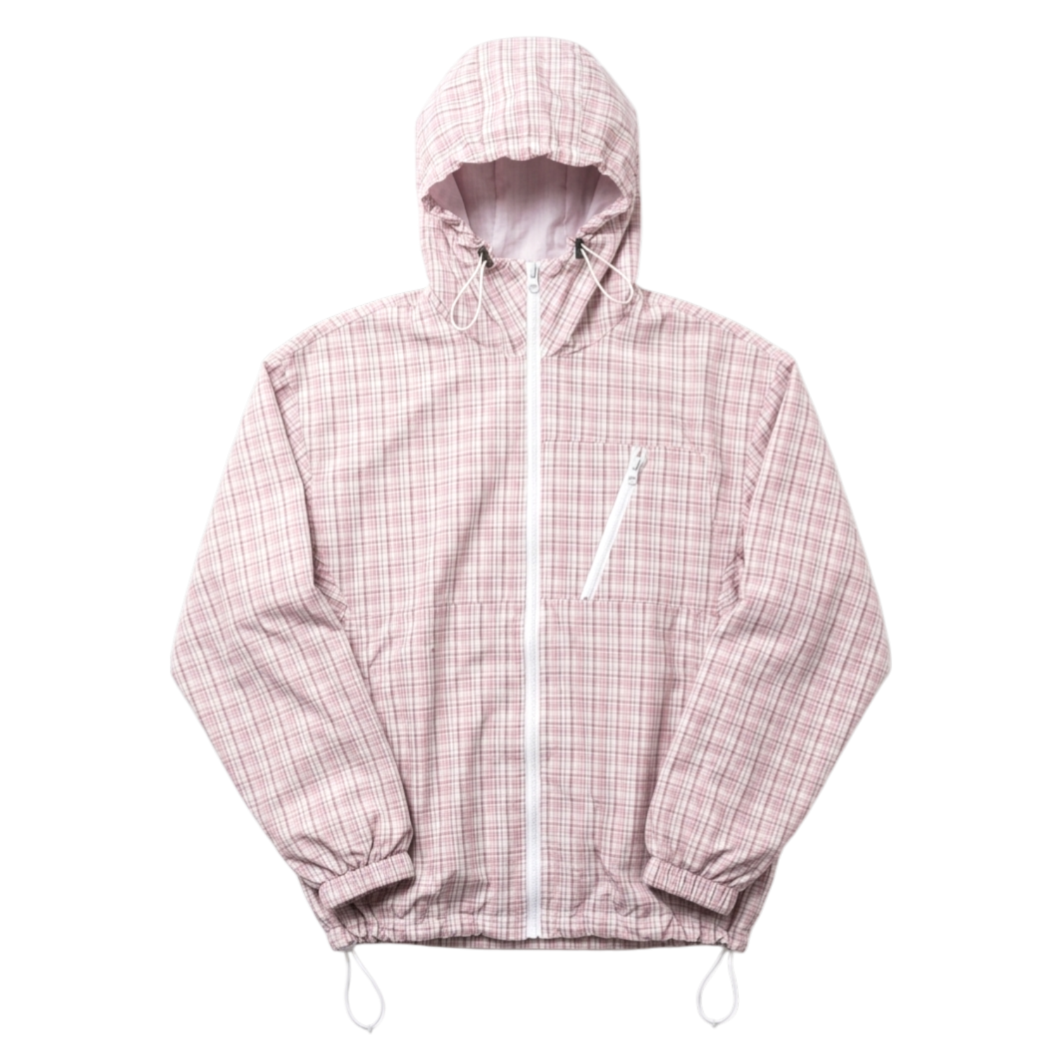 Plaid Windbreaker, Pink