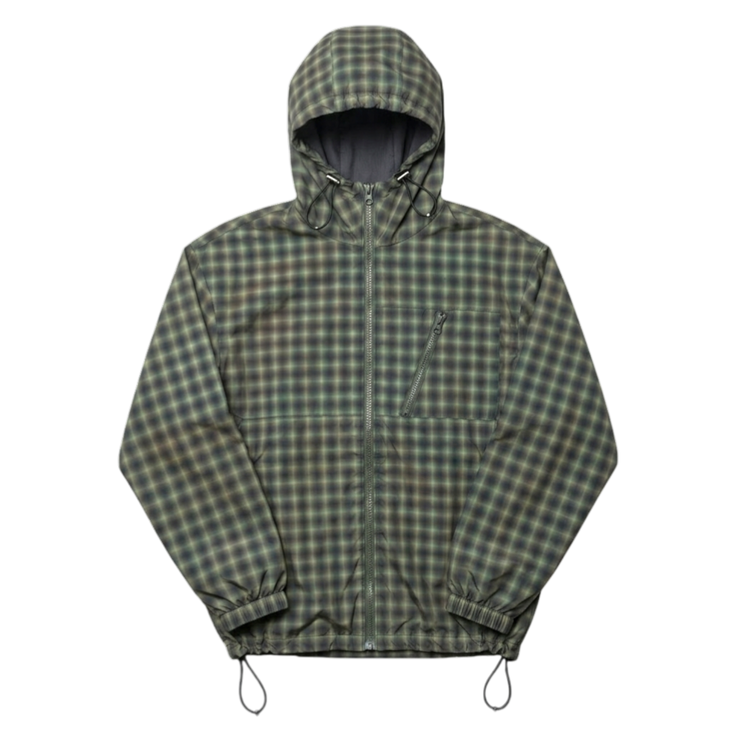 Plaid Windbreaker, Green