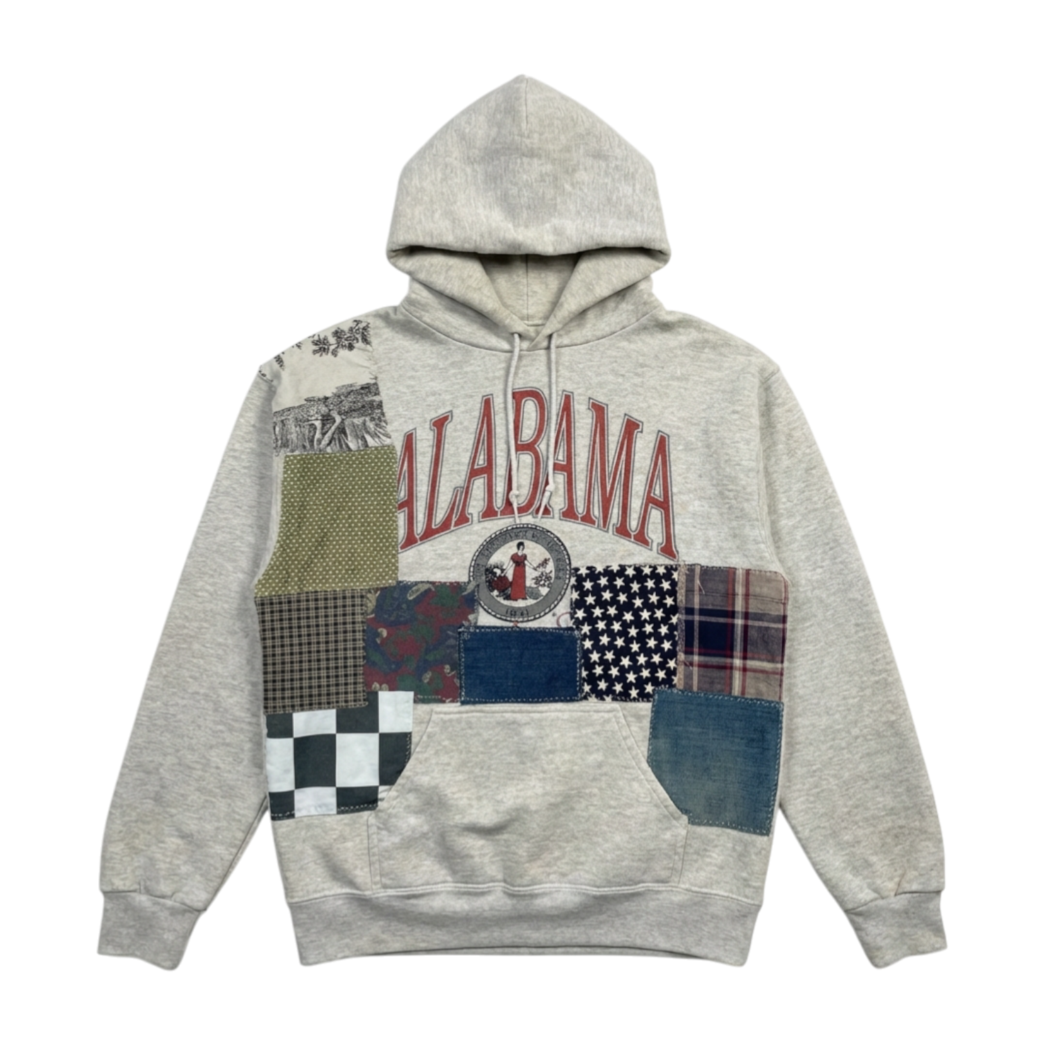 Alabama patchwork hoodie