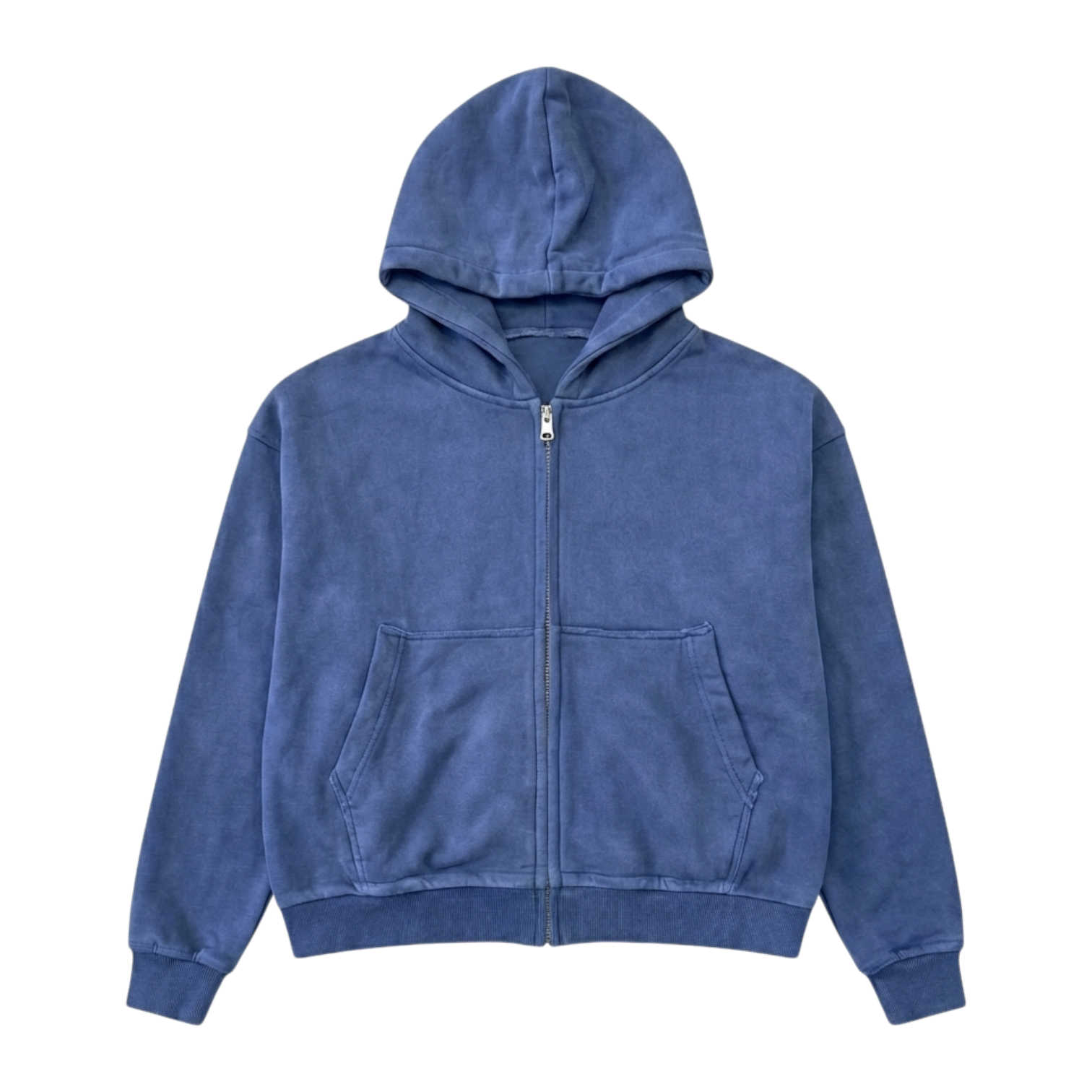 HEAVYWEIGHT ZIP-UP HOODIE, BLUE