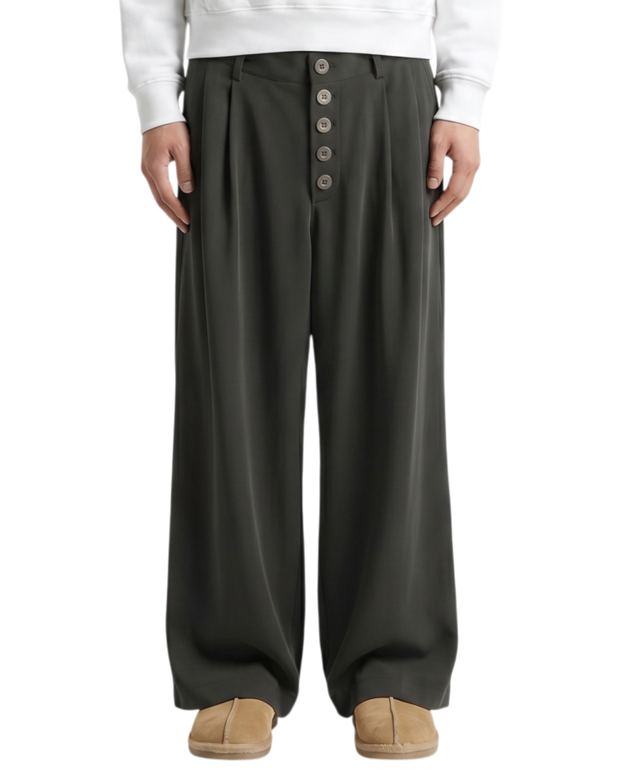 Pleated Polo Trousers