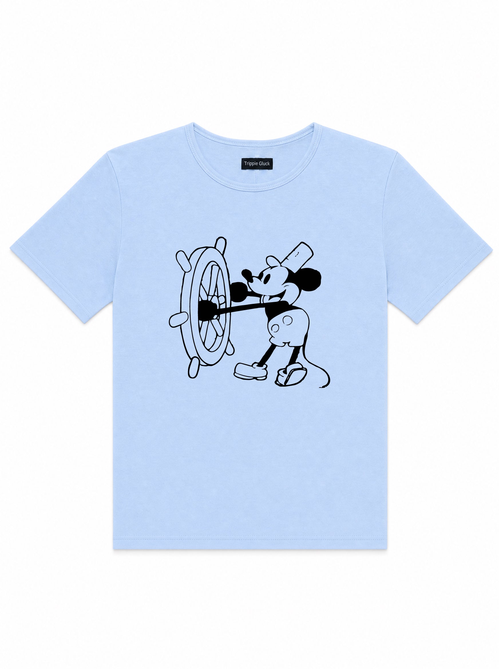 “Captain Mickey” White Tee