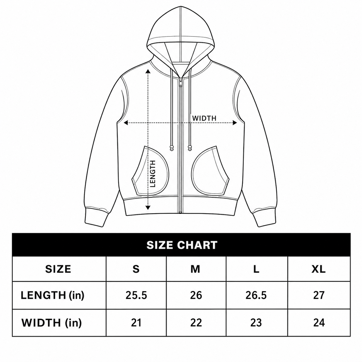 Everyday Zip-up, Orange